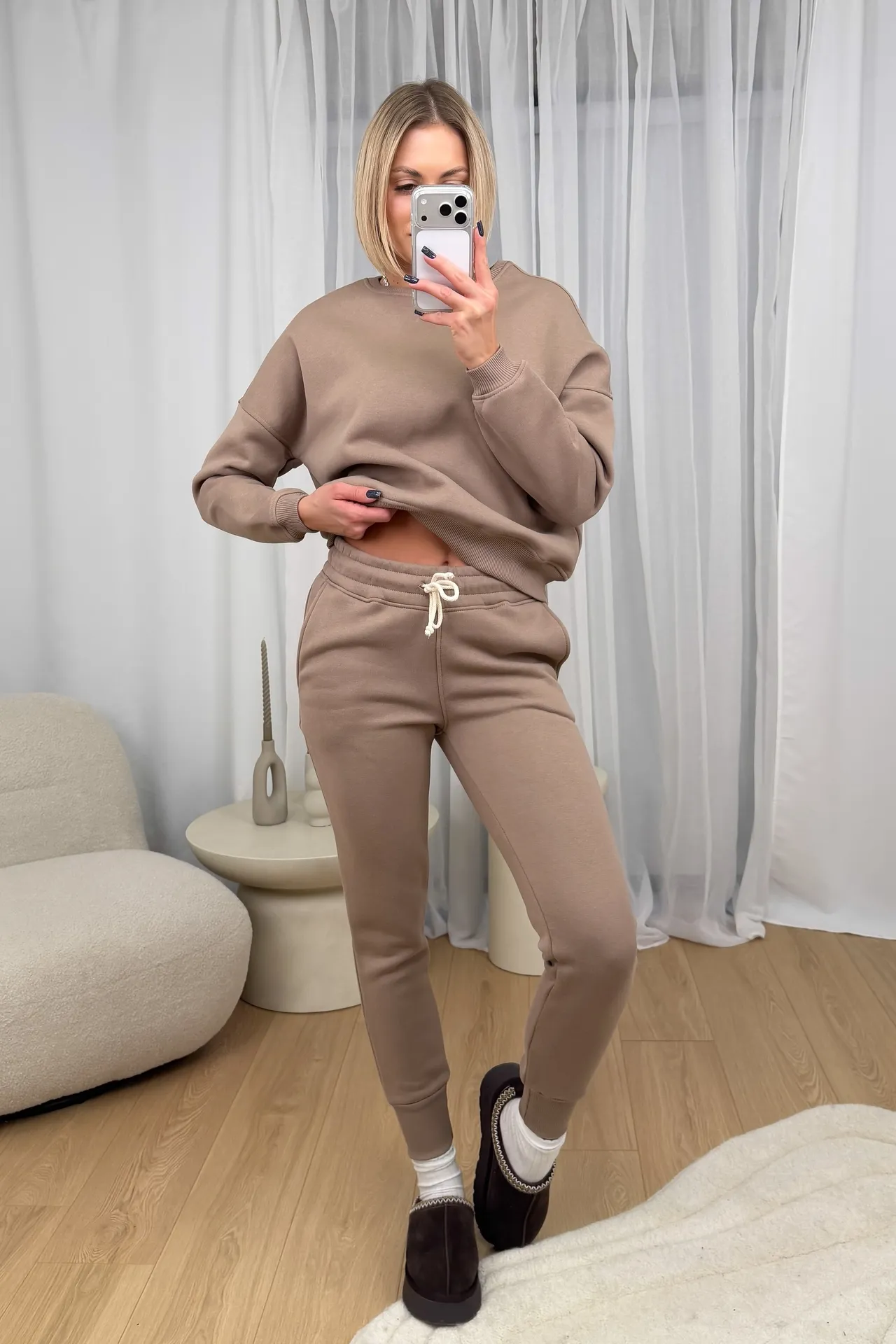 Komplet Taupe Ocieplany Comfy 4