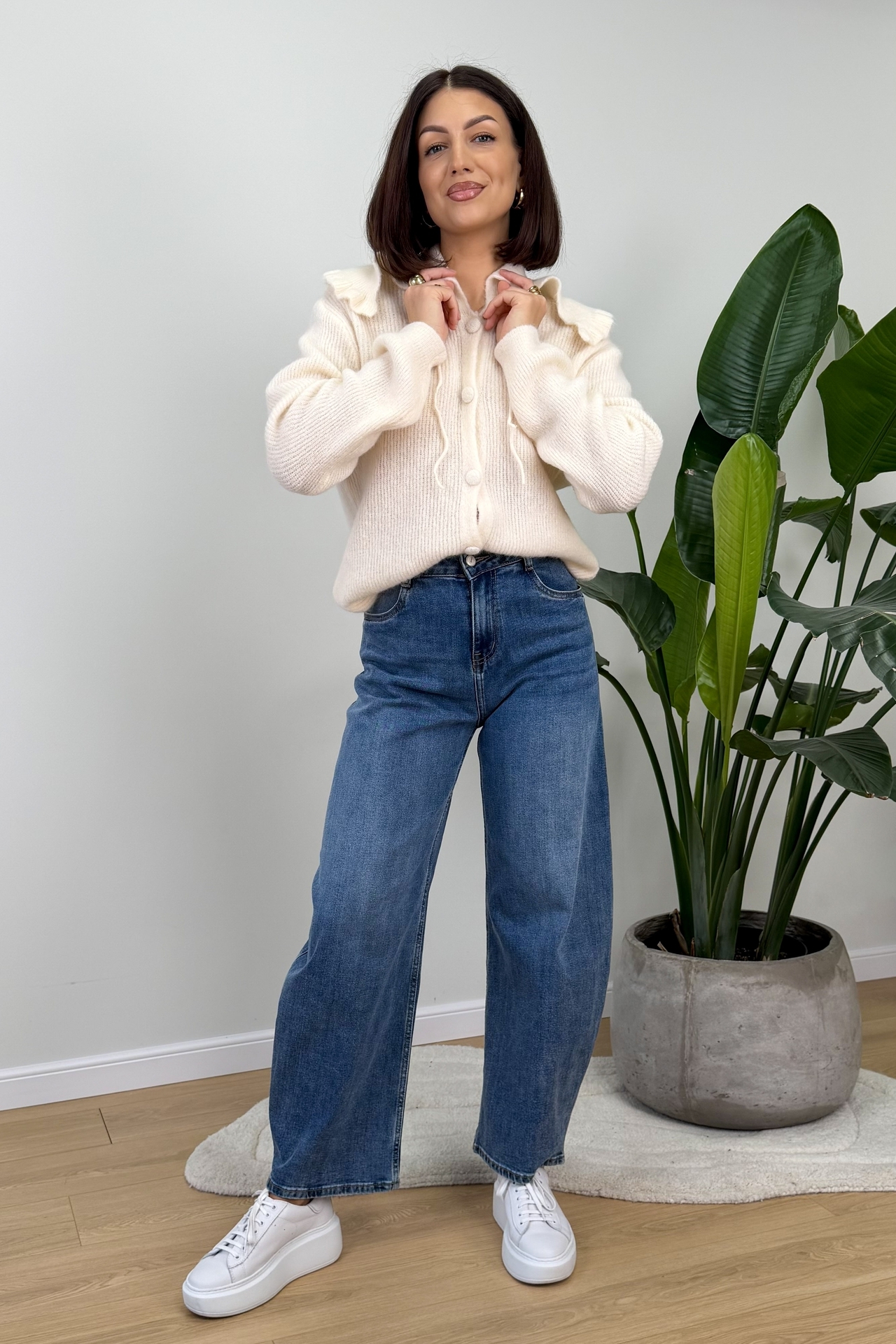 Sweter Kremowy Bianco 3