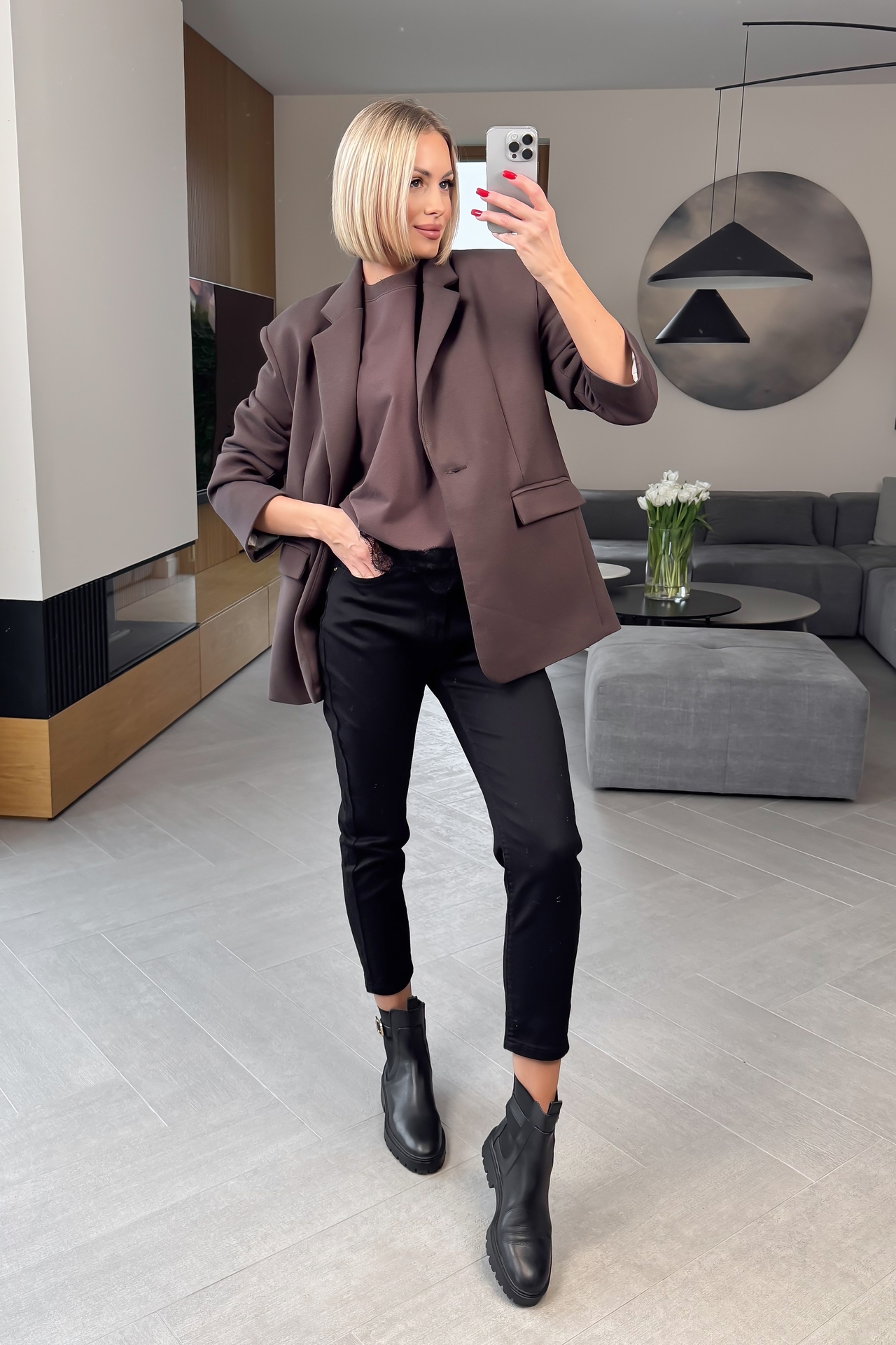 Marynarka Brązowa Olea 2