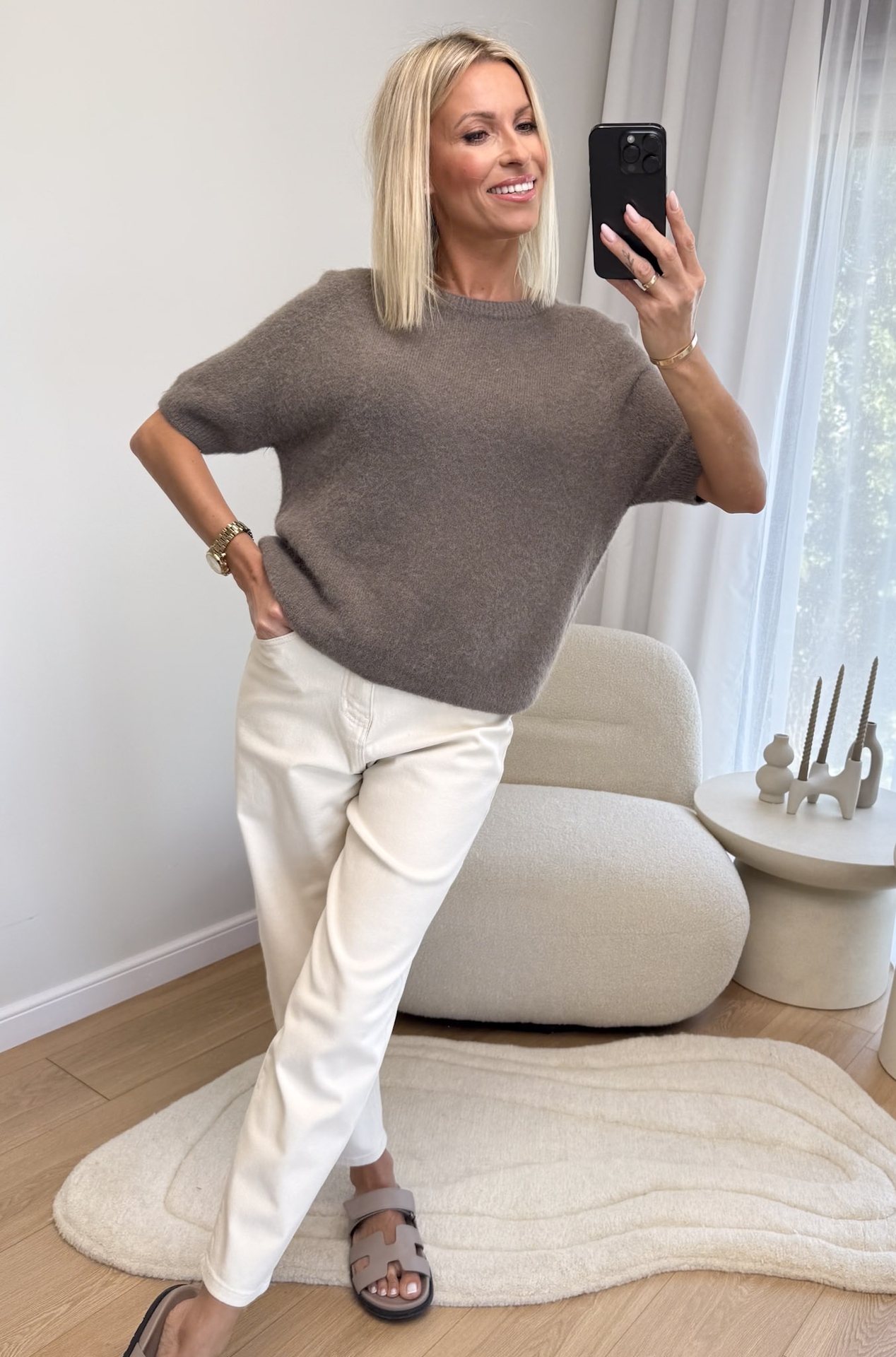 Sweter Taupe Toca1