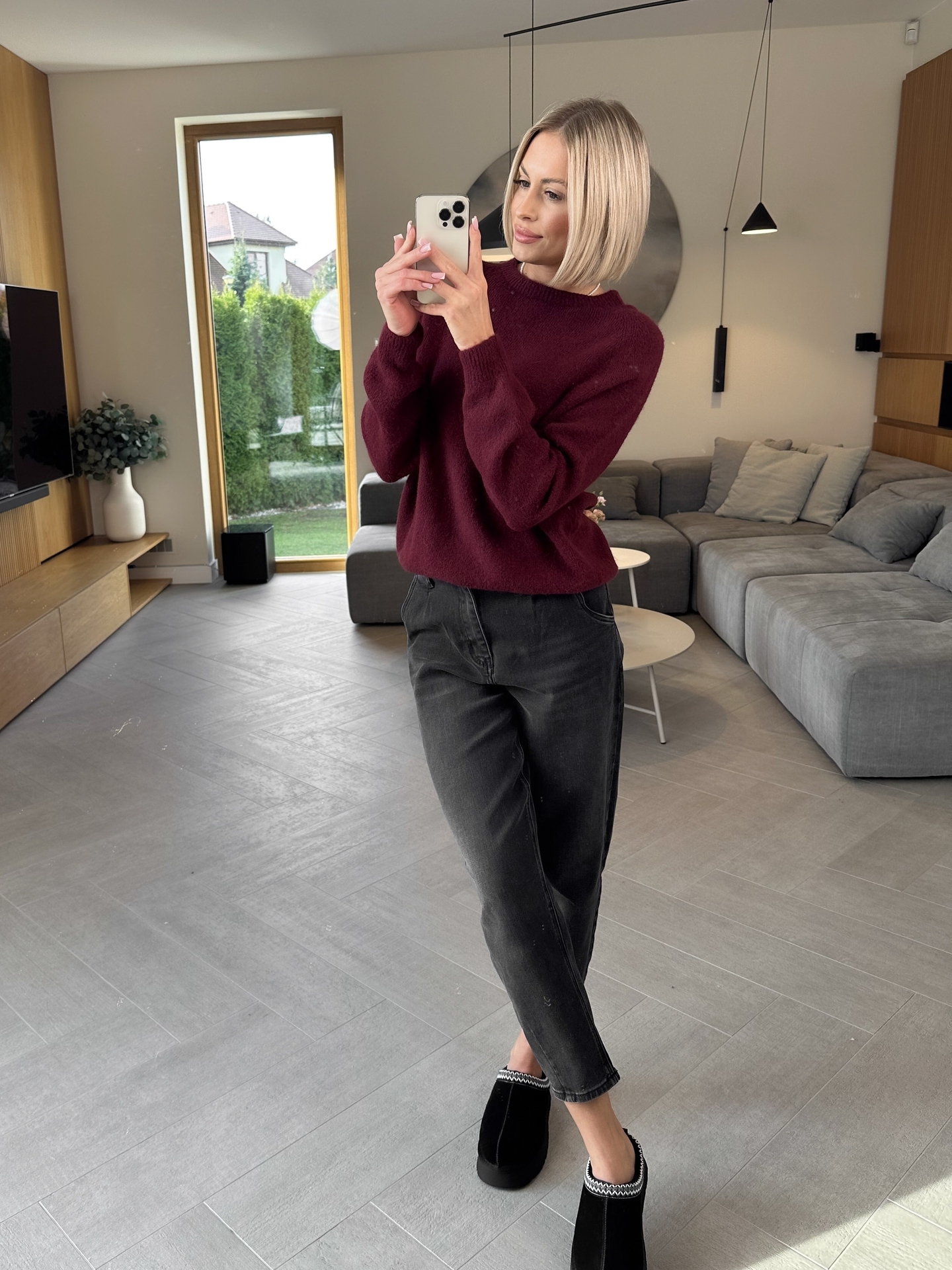 Spodnie Grafitowe Baggy 1