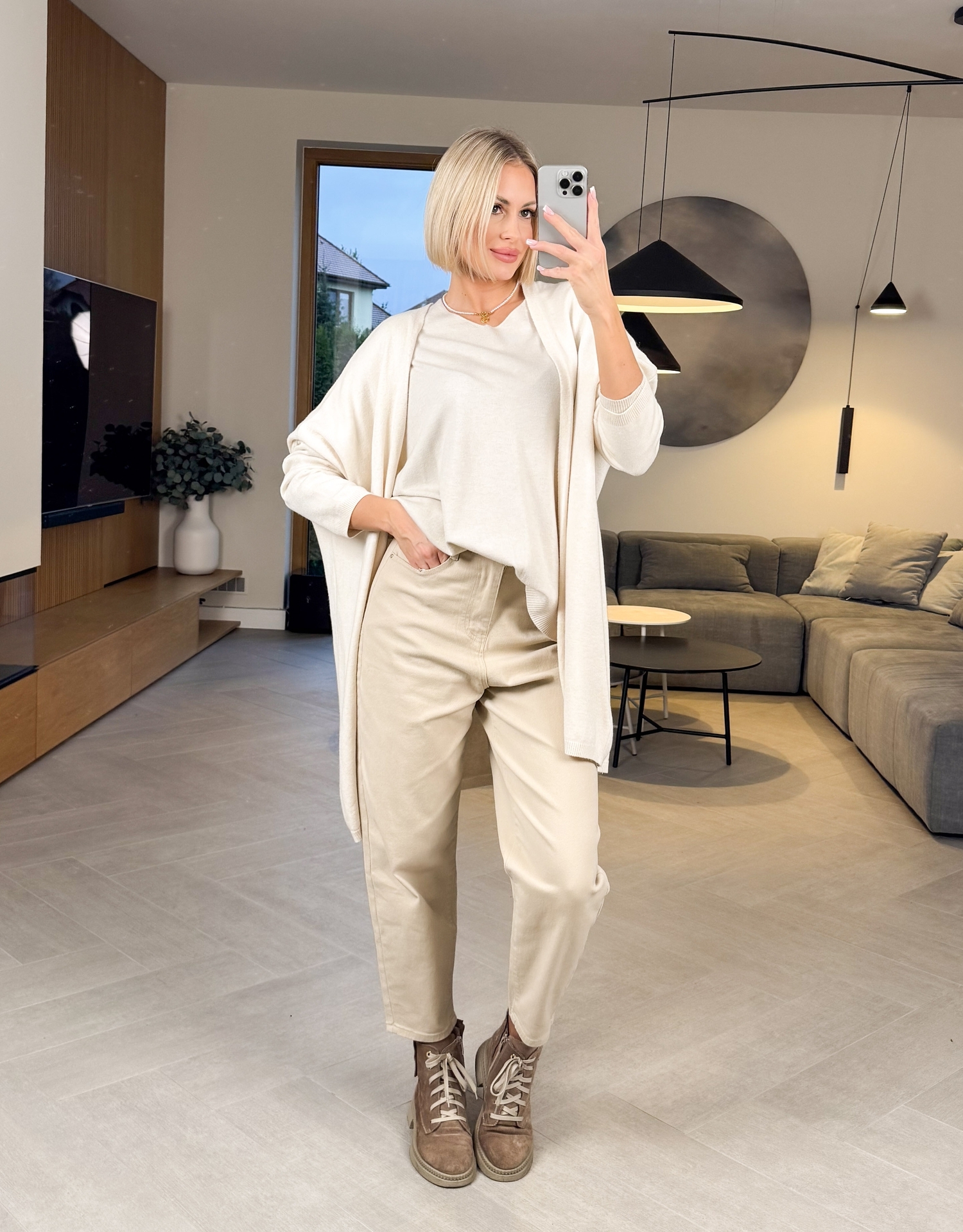 Kardigan Kremowy Soft 1