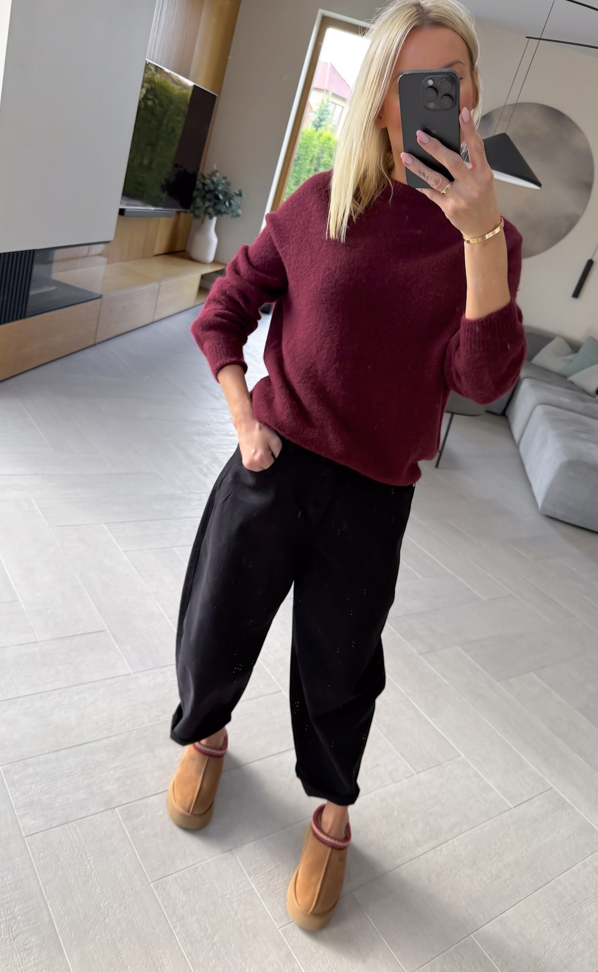 Sweter Bordowy Bella4