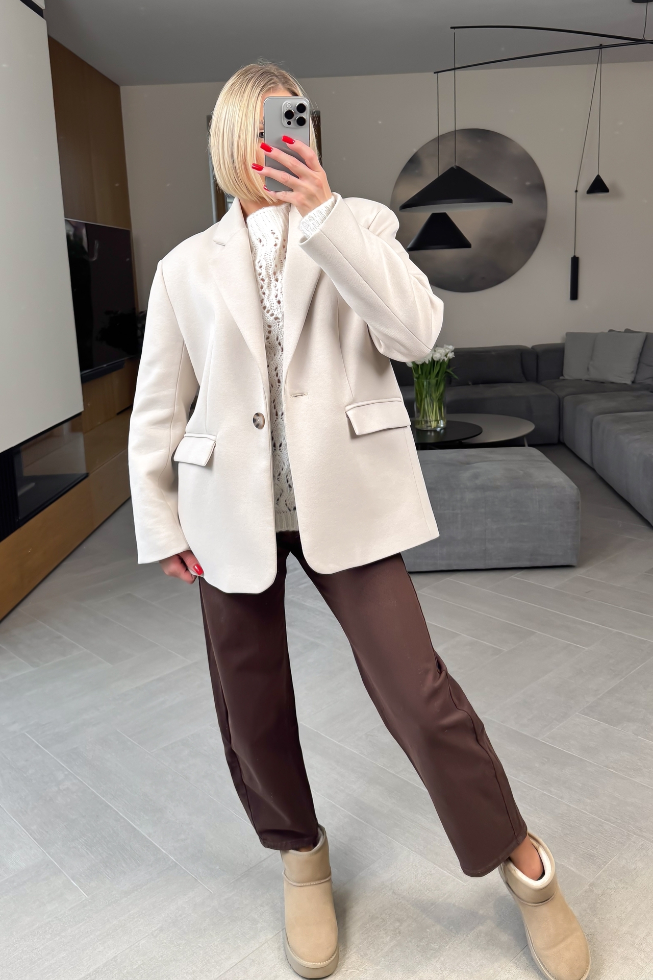 Marynarka Beżowa Olea 2