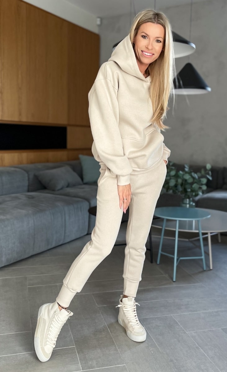 Komplet Hoodie Sand Beige