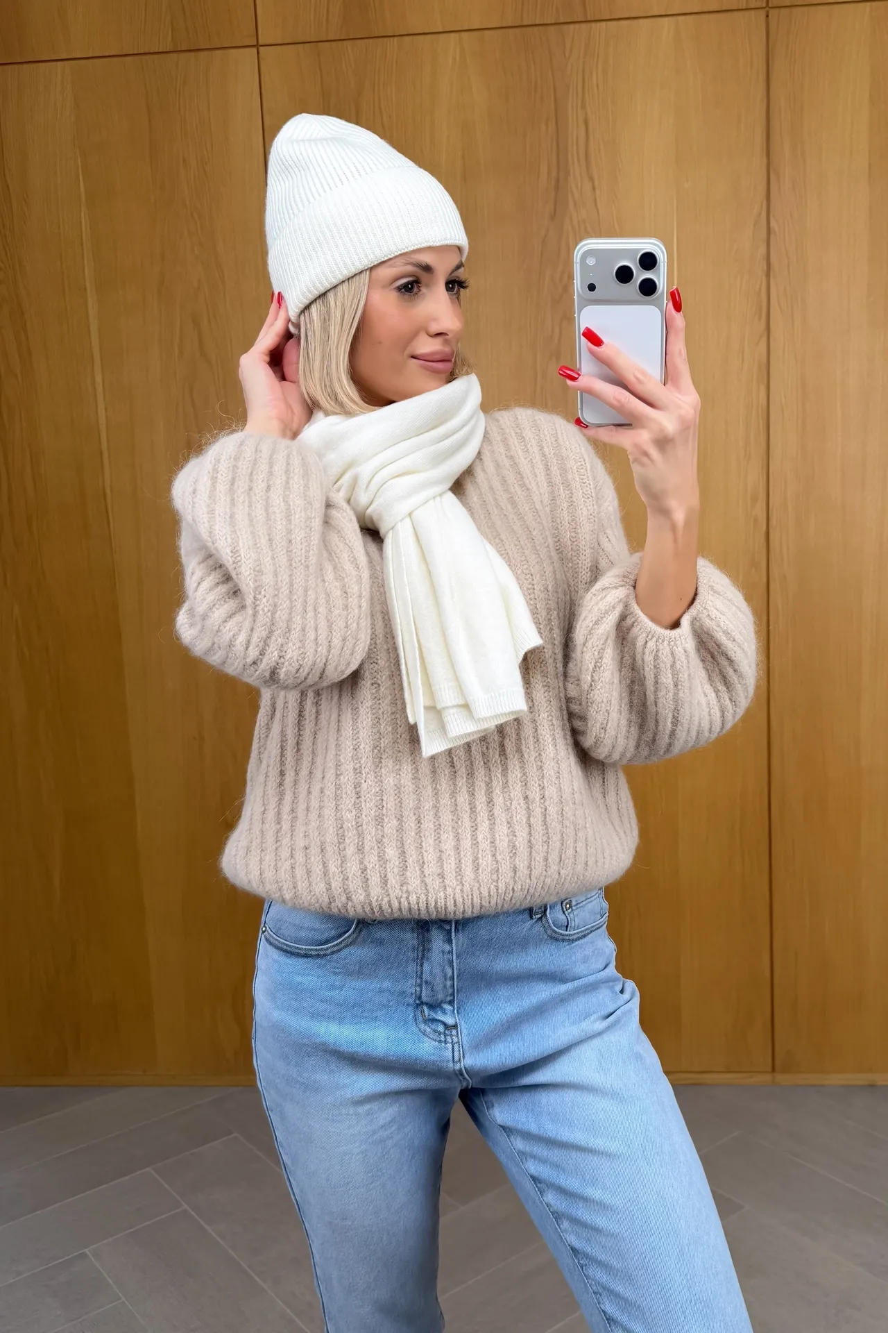 Komplet Kremowy Frost 4