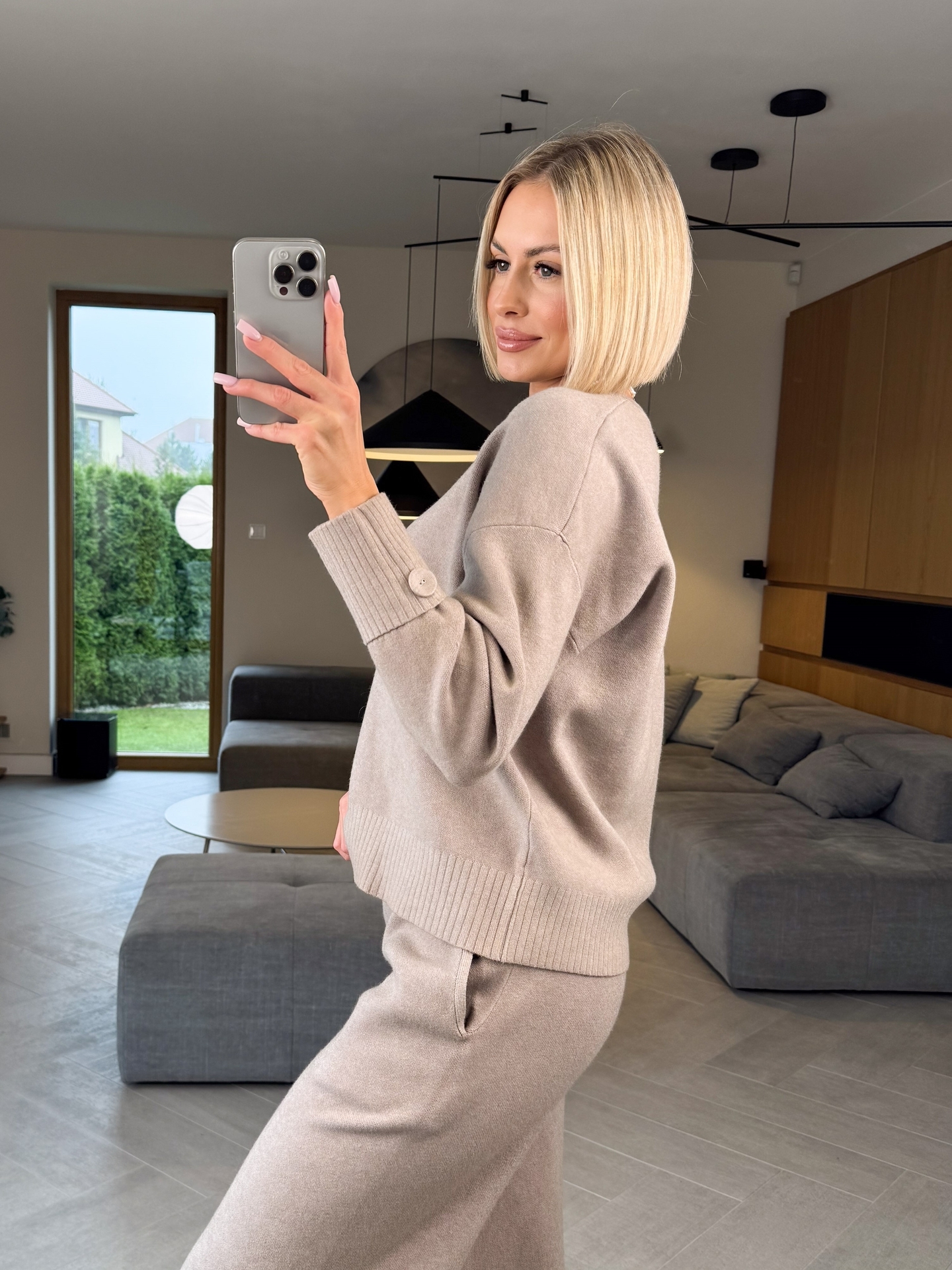 Komplet Sweterkowy Taupe Celeste 3