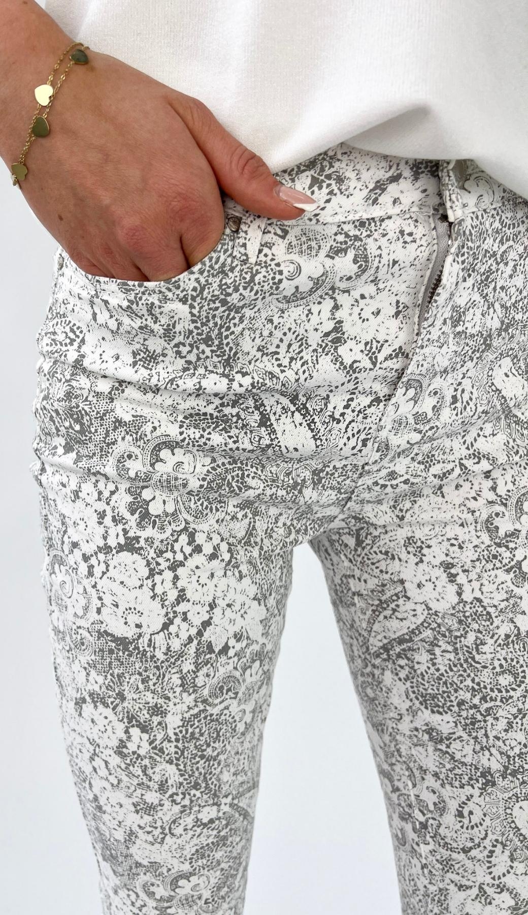 Spodnie Jeans Pattern 