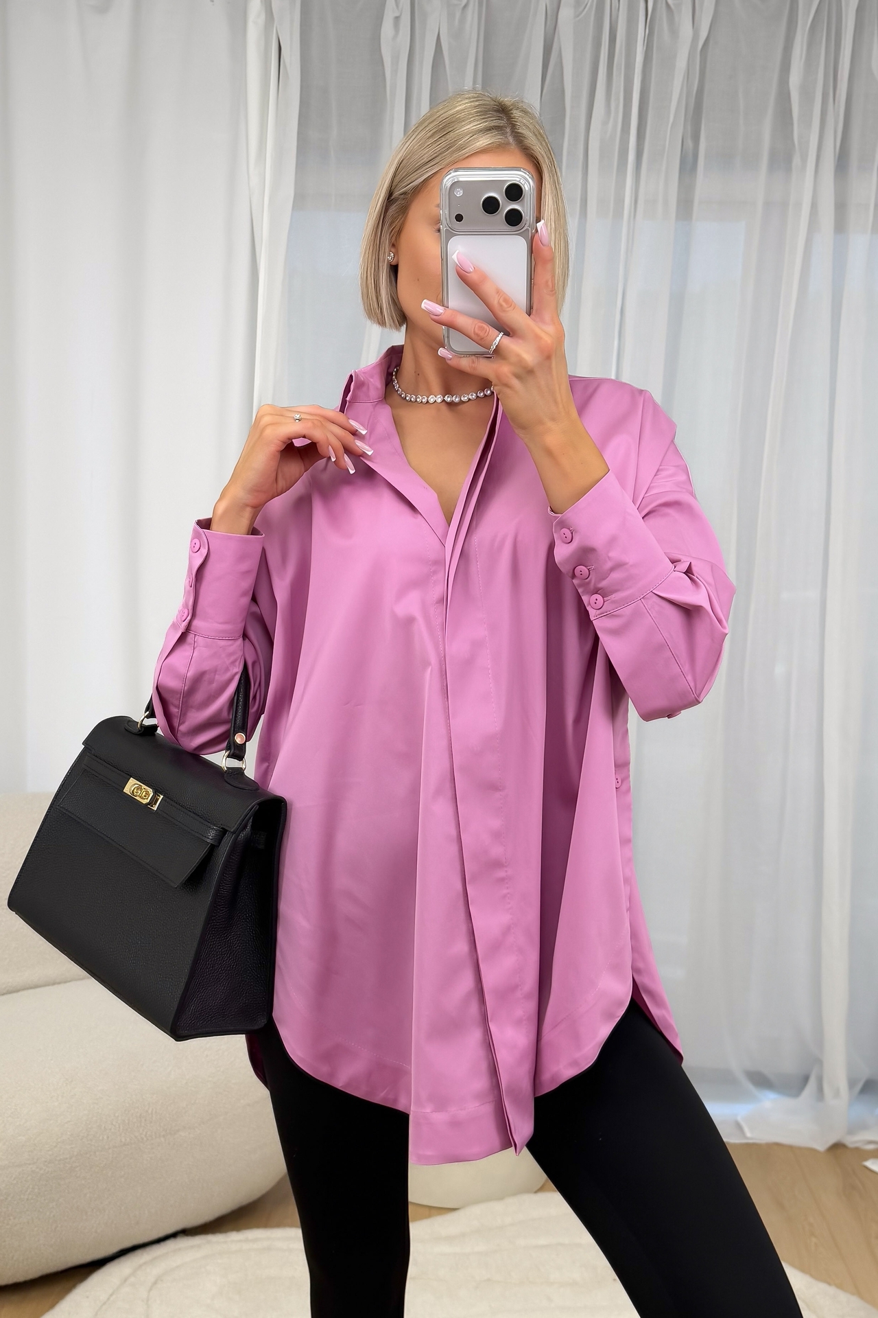 Koszula Różowa Unica 1