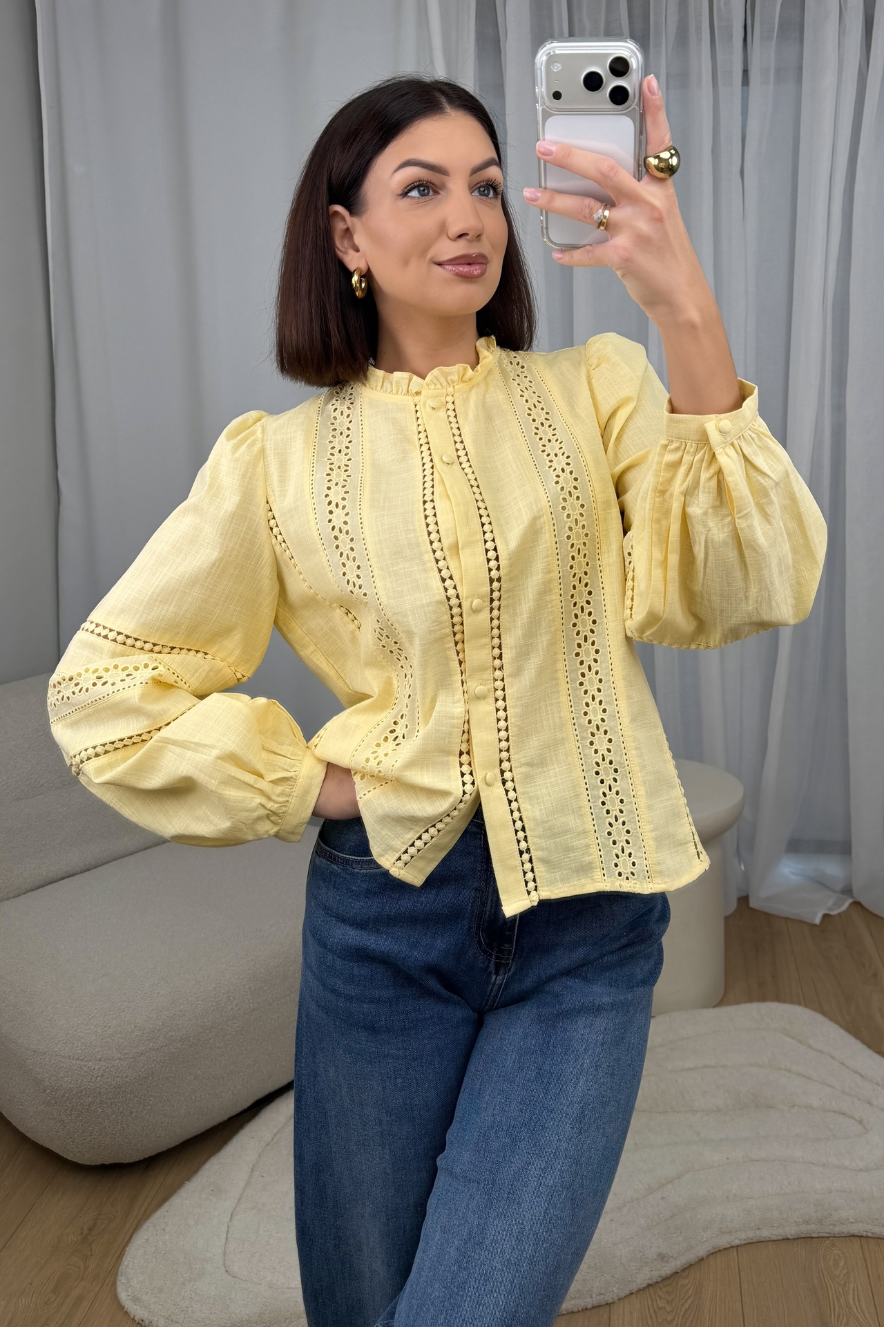 Koszula Żółta Fancy 2