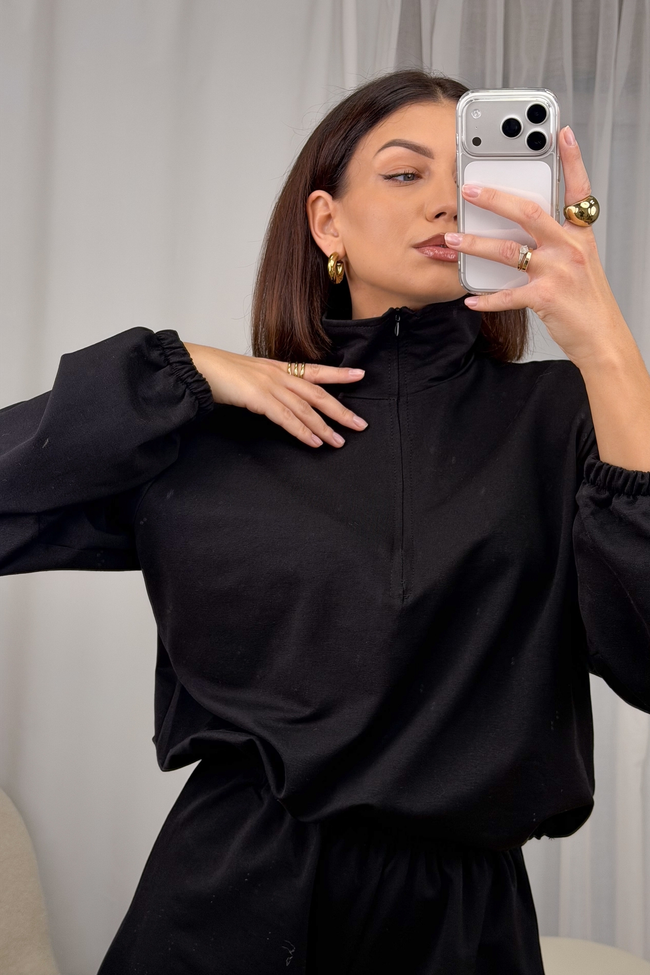 Komplet Czarny Flou 5