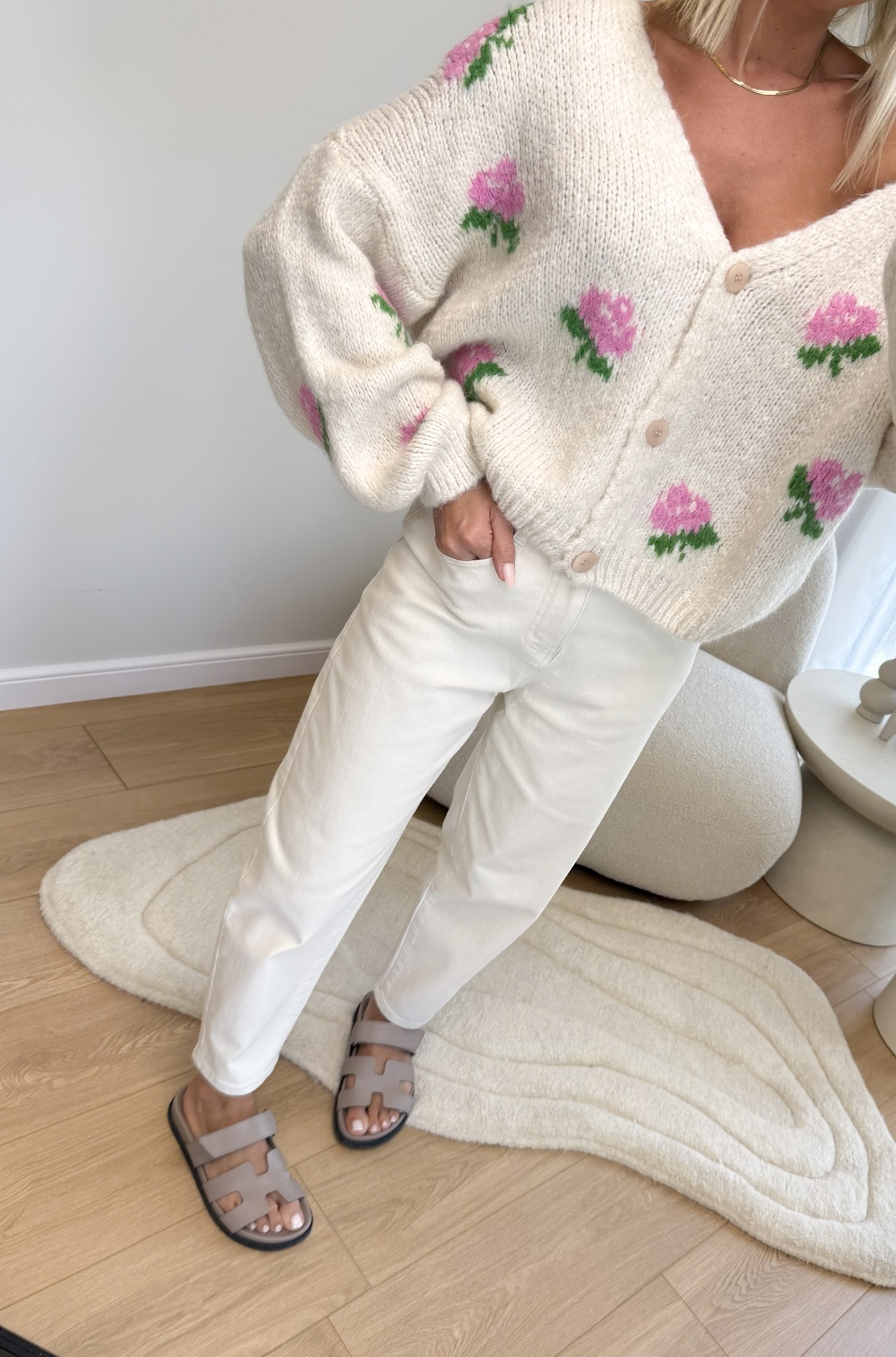 Sweter Beżowy Flo5