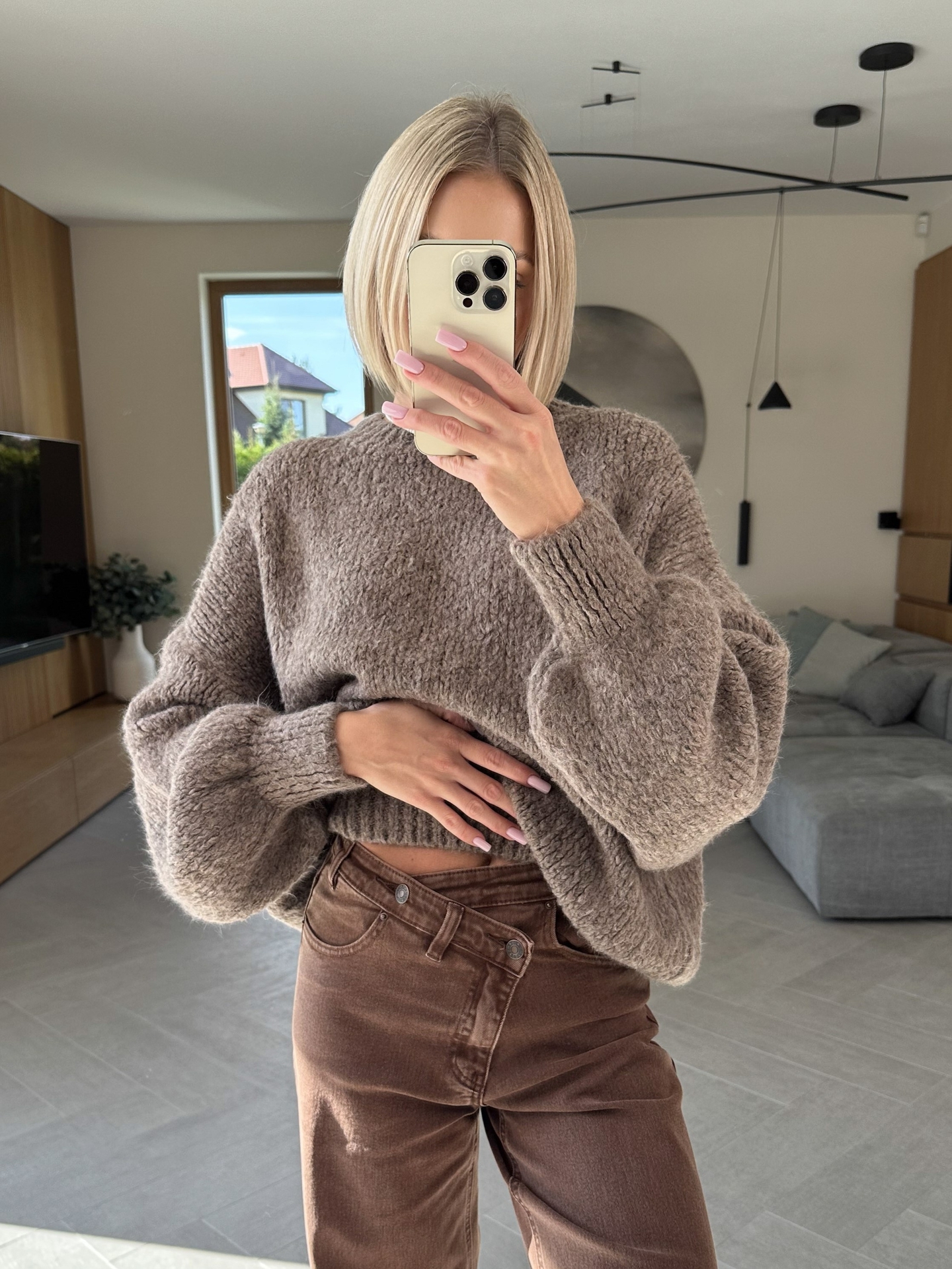 Sweter Taupe Lou 5