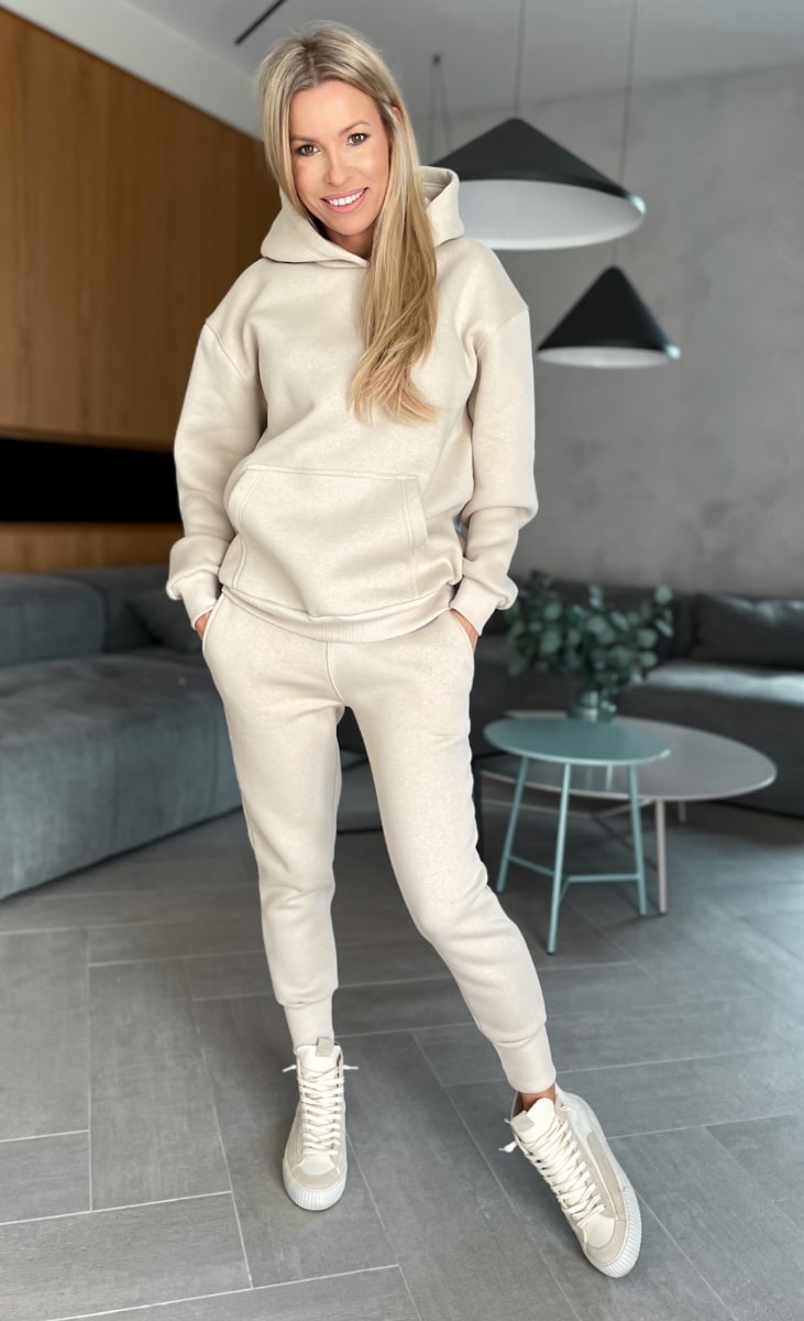Komplet Hoodie Sand Beige