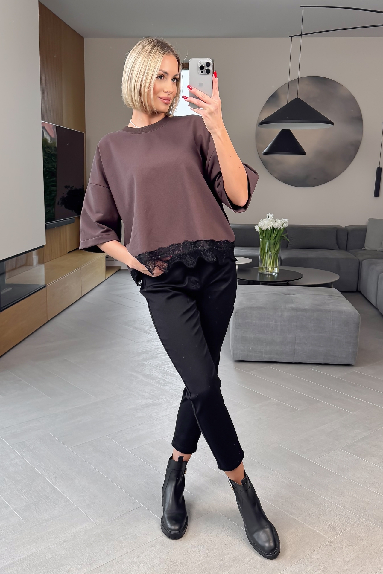 T-shirt Brązowy Basel 3