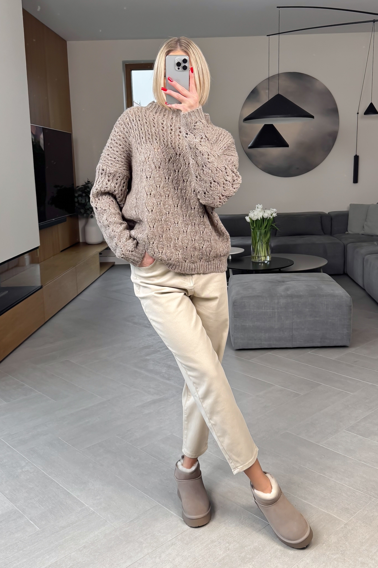 Sweter Taupe Toby 4