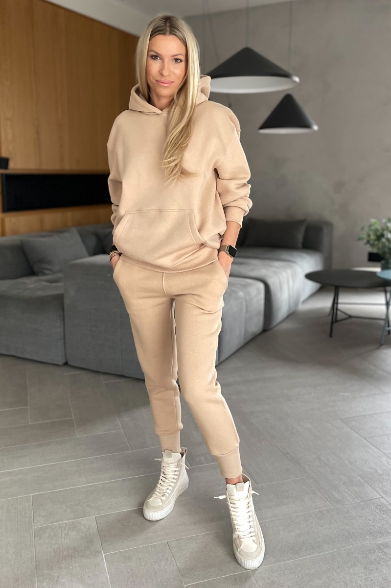Komplet Hoodie Camel