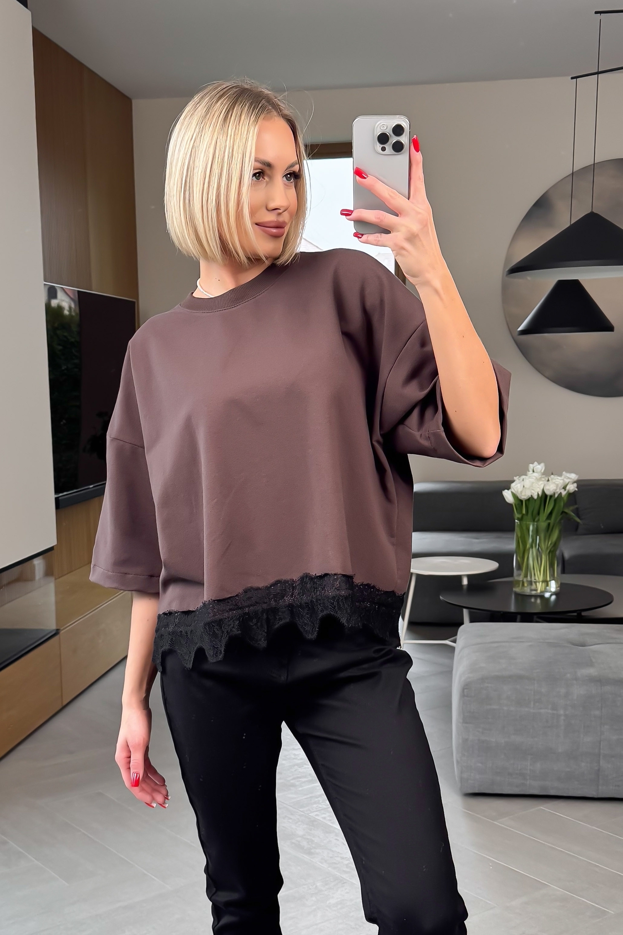 T-shirt Brązowy Basel 1