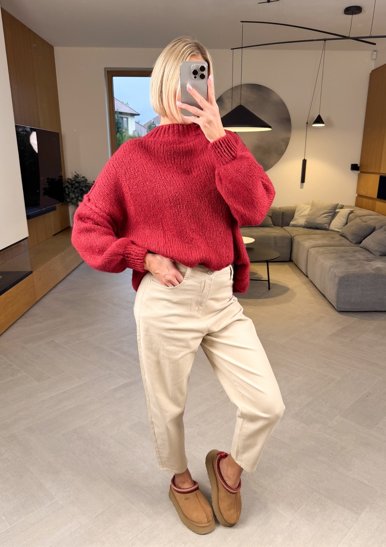 Sweter Bordowy Emer 1