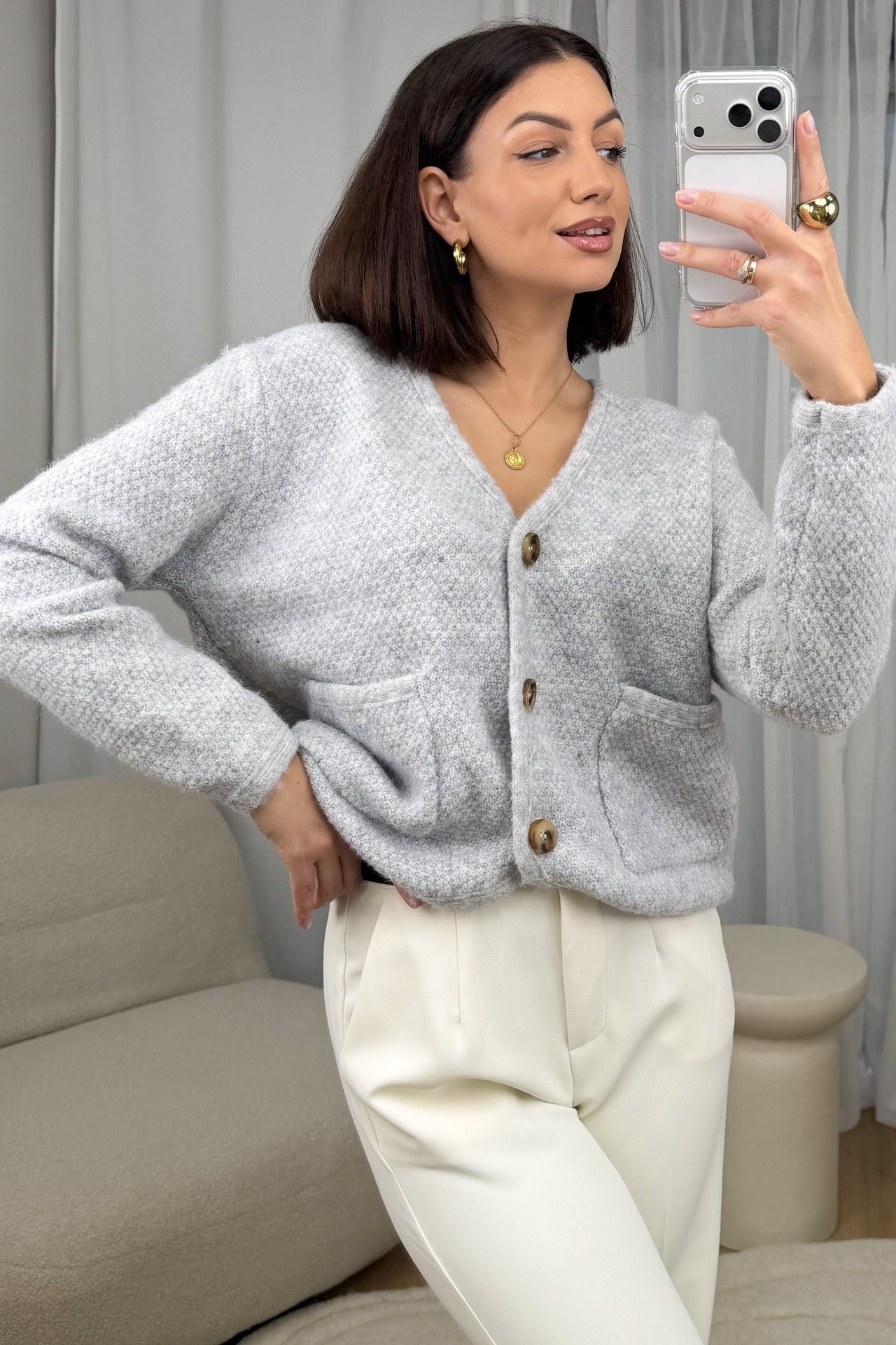 Sweter Szary Seelly 1