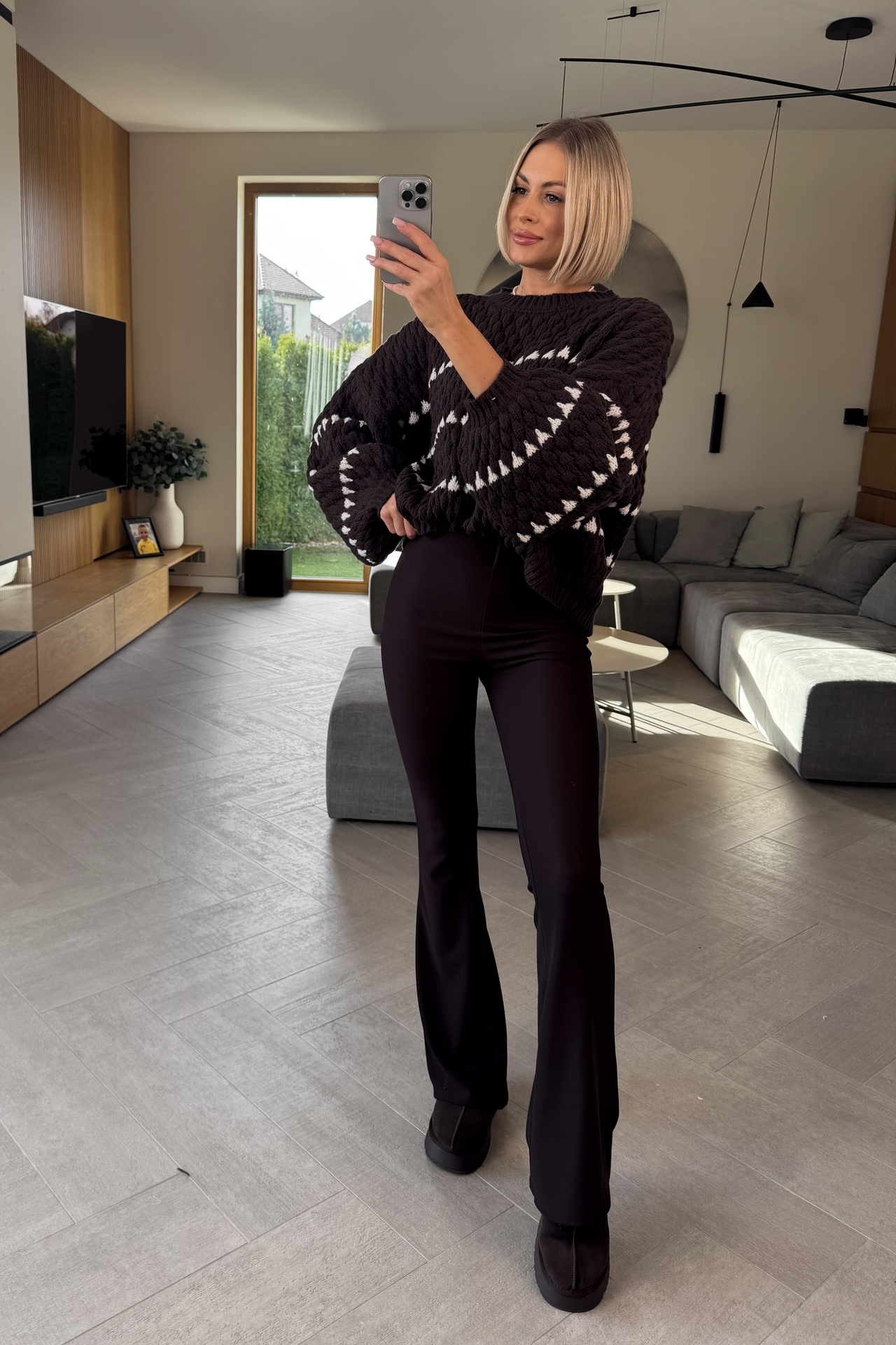 Sweter Brązowy Loop 5