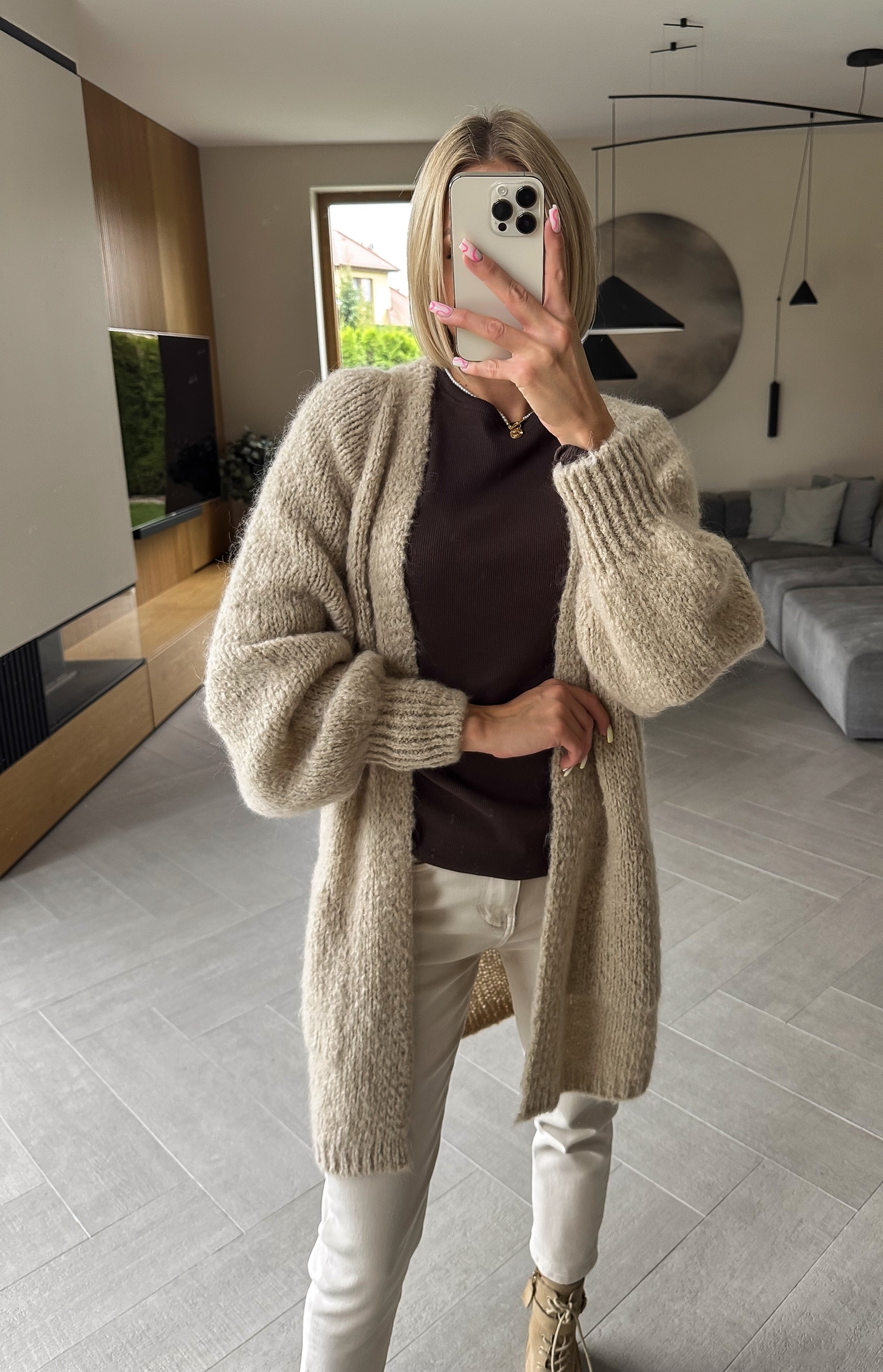 Sweter Beżowy Rees 1