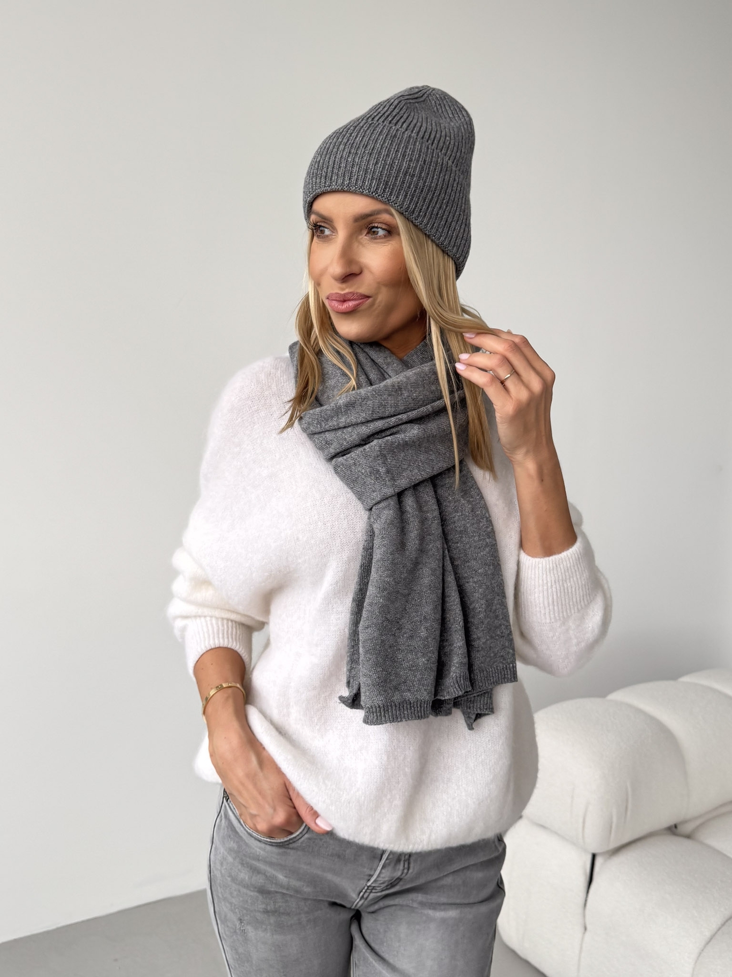 Komplet Ciemnoszary Frost