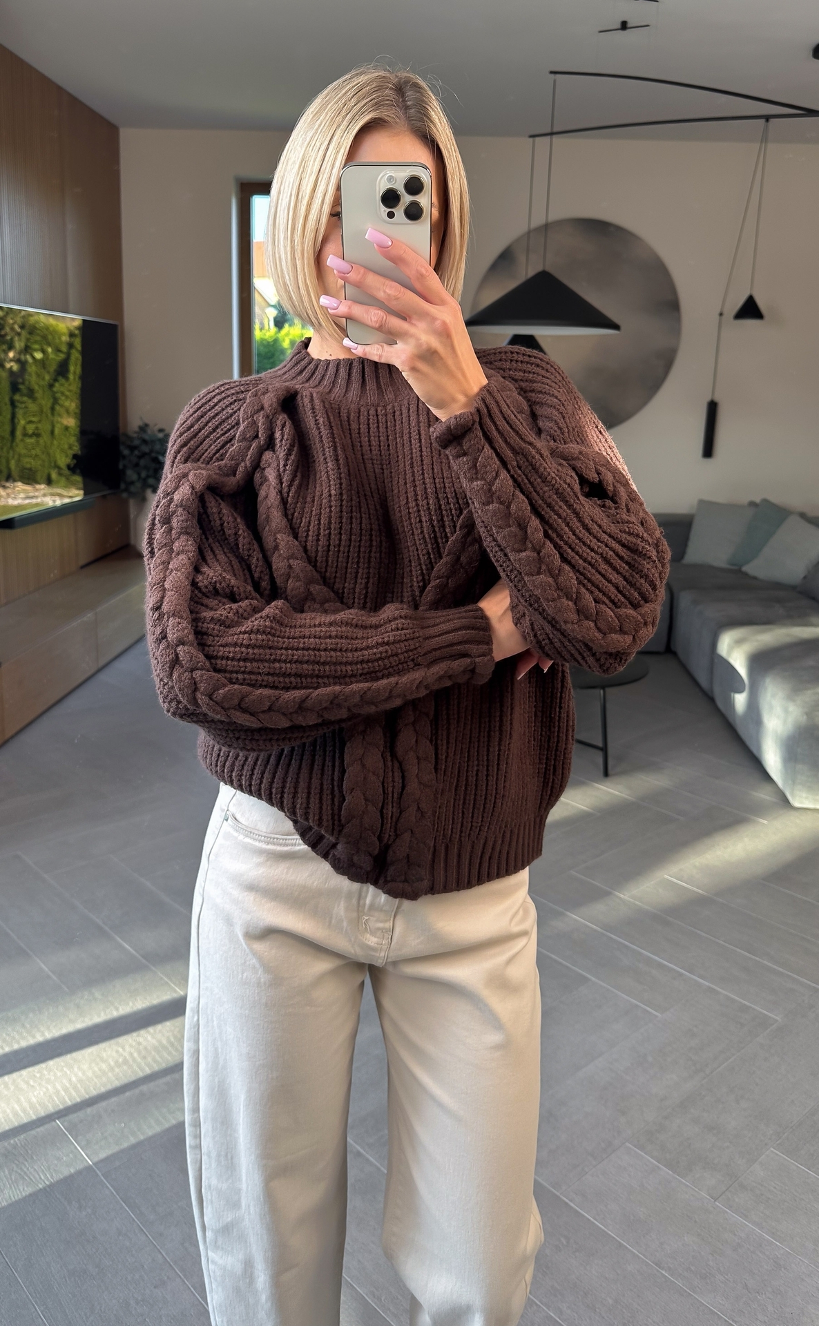 Sweter Brązowy Nod 2