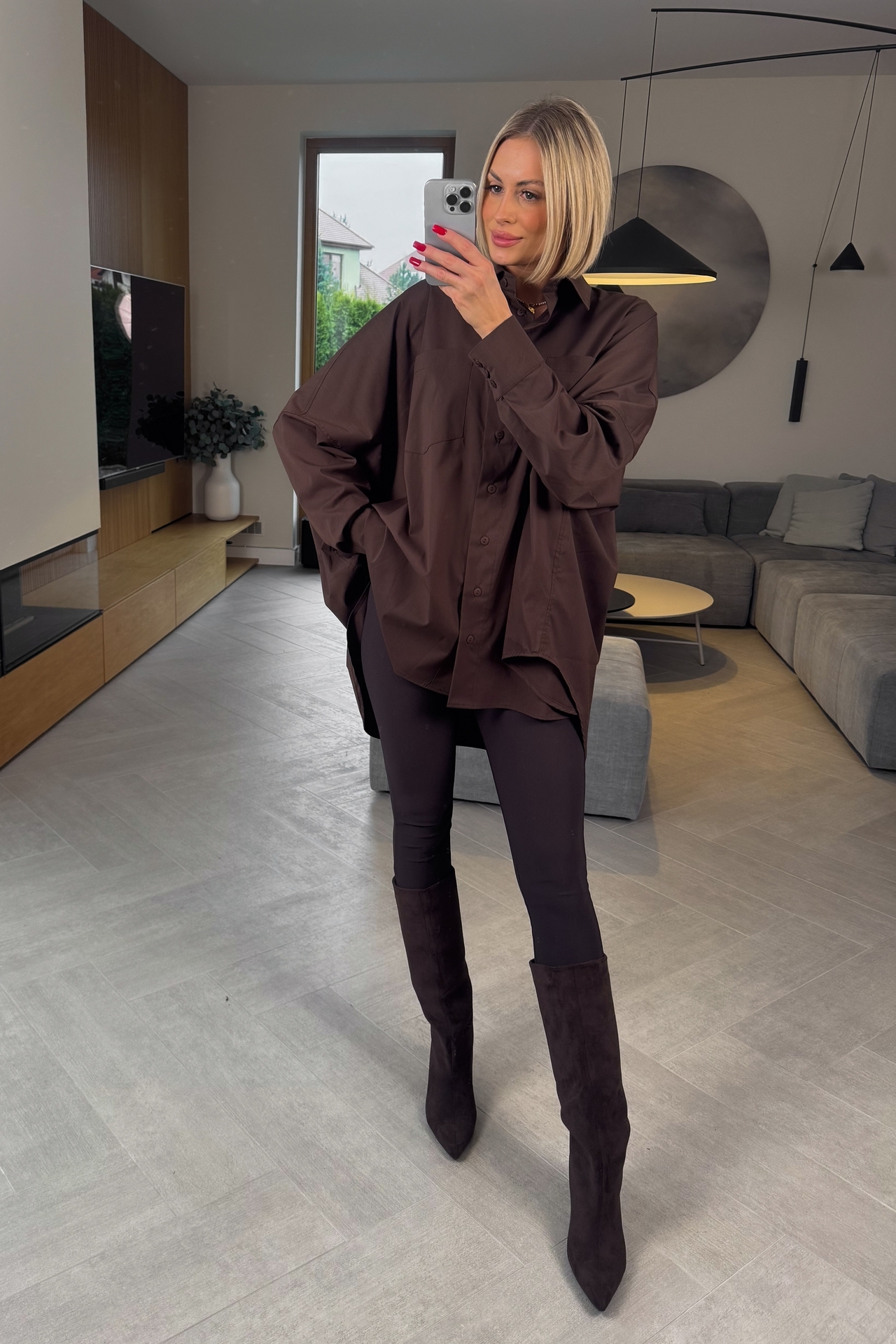 Koszula Brązowa Madria 2