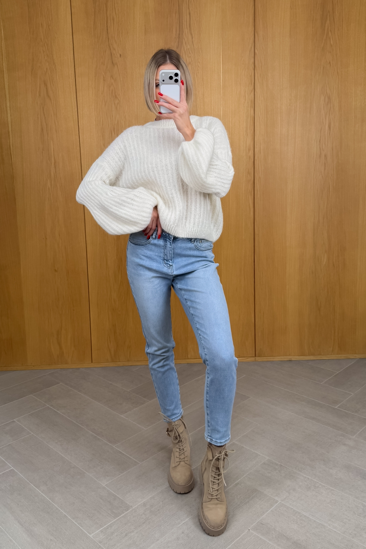 Sweter Kremowy Enni 2