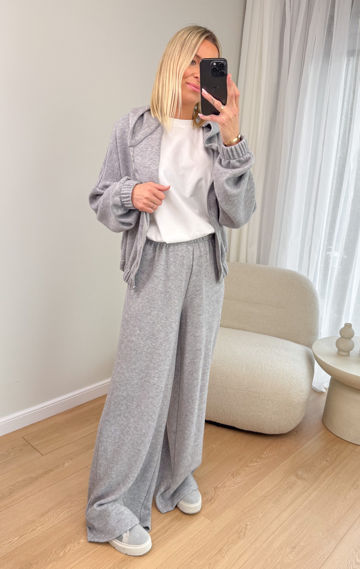 Komplet Sweterkowy Melanżowy Ture4