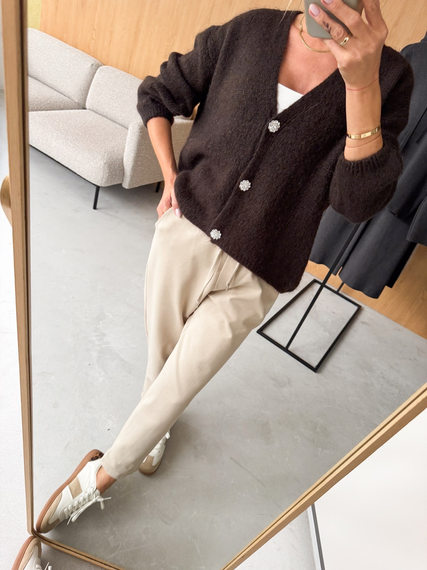 Sweter Czekoladowy Diamond Easy