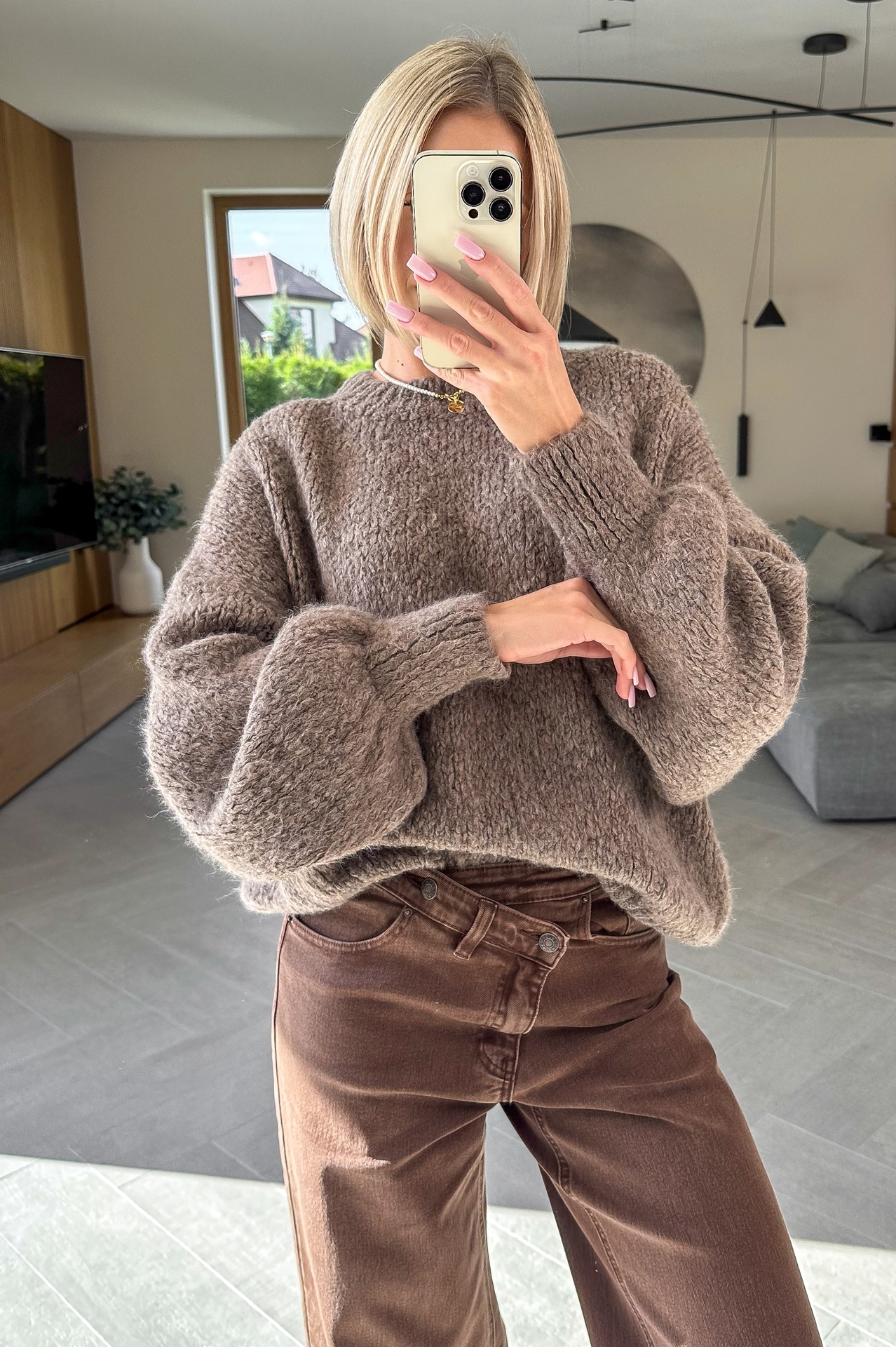 Sweter Taupe Lou 1