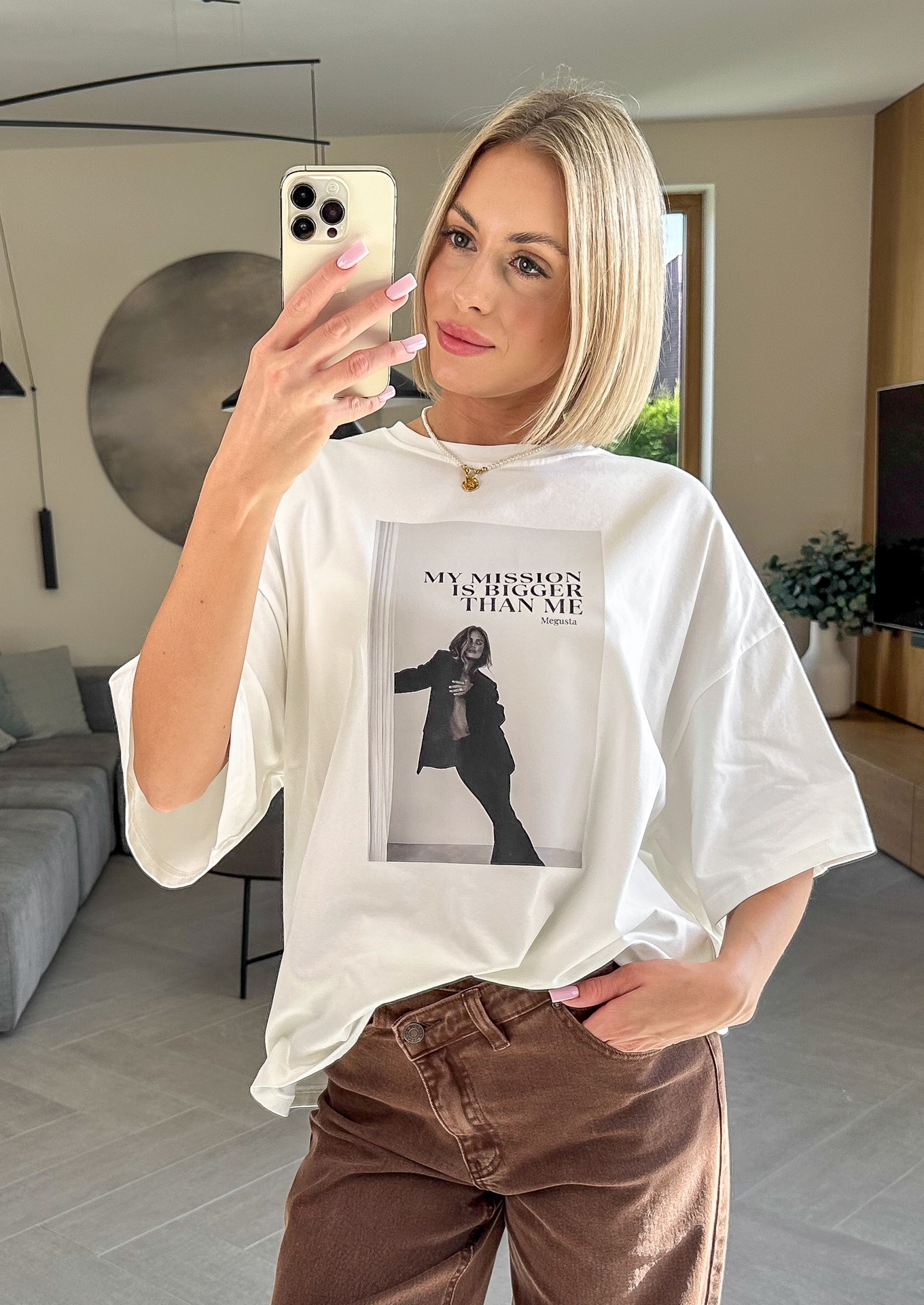 T-shirt Kremowy Mission 4