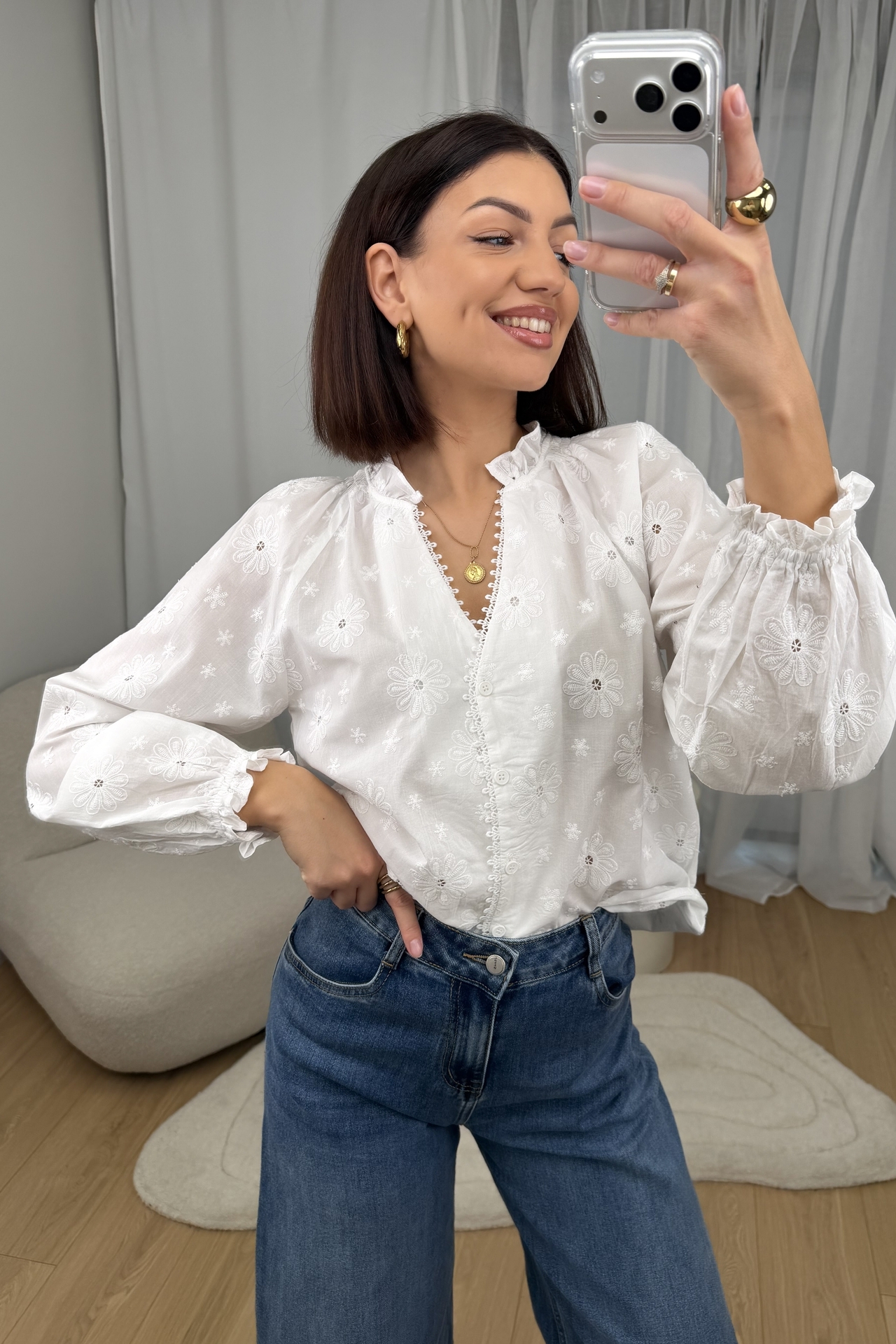 Koszula Biała Amour 5