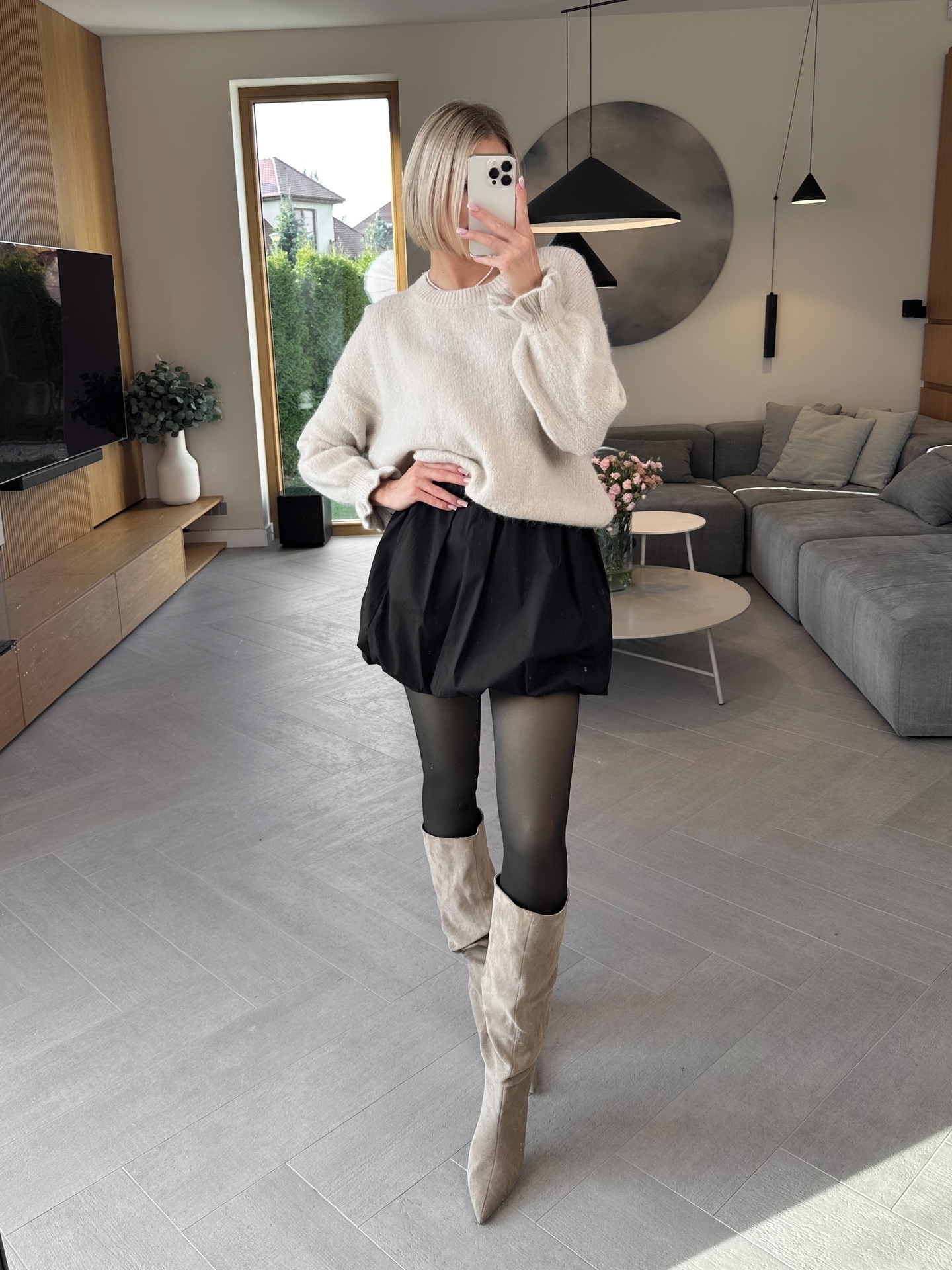 Rajstopy Brązowe Second Skin 5