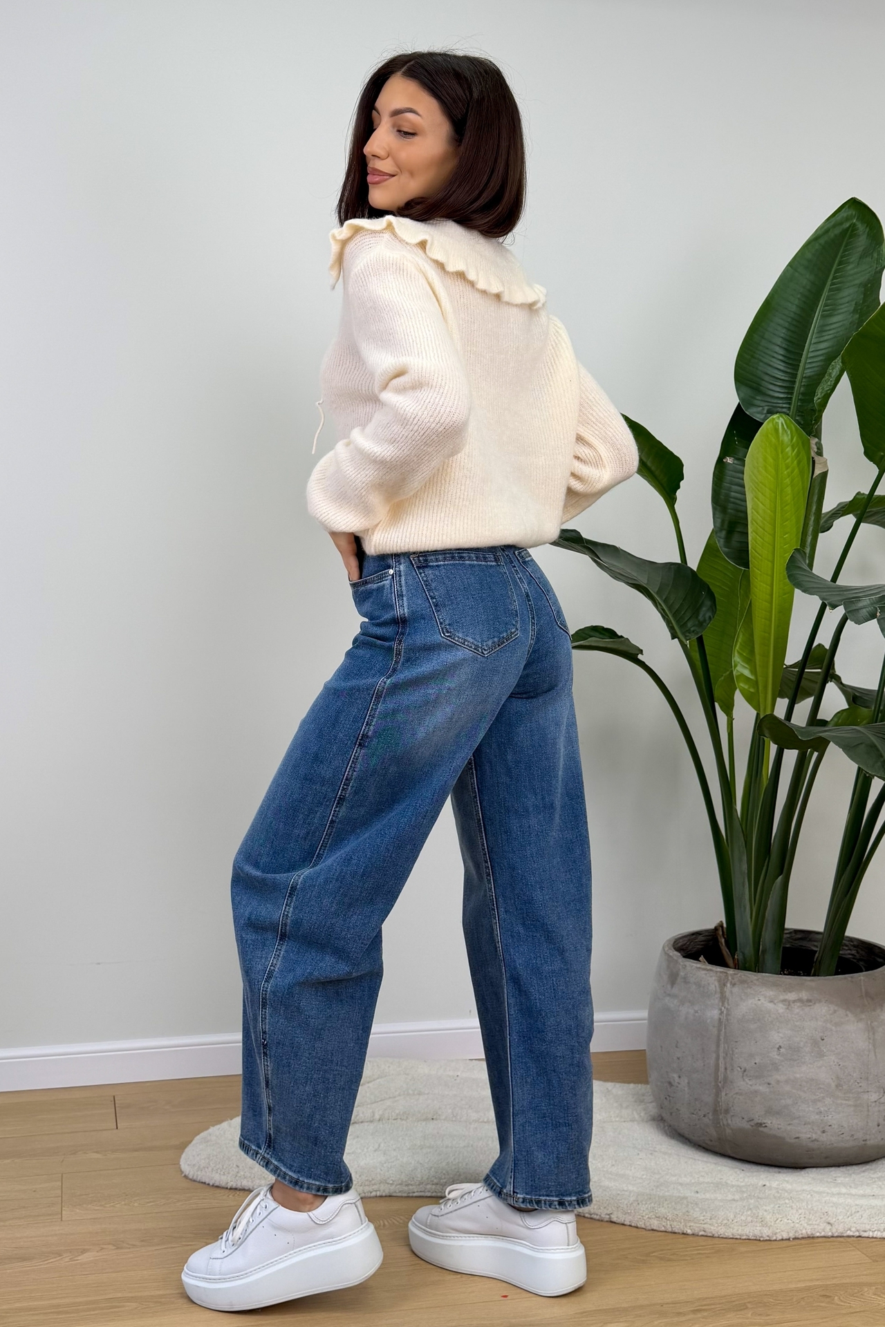 Sweter Kremowy Bianco 4