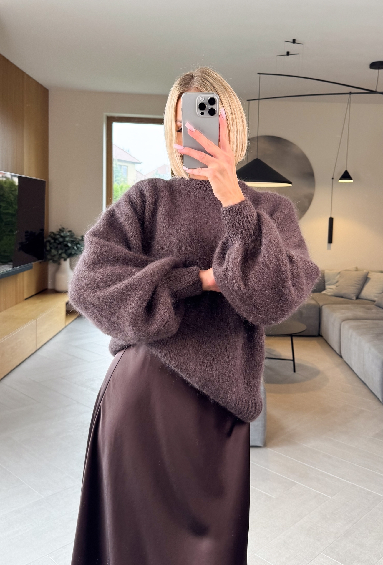 Sweter Czekoladowy Maggie 5