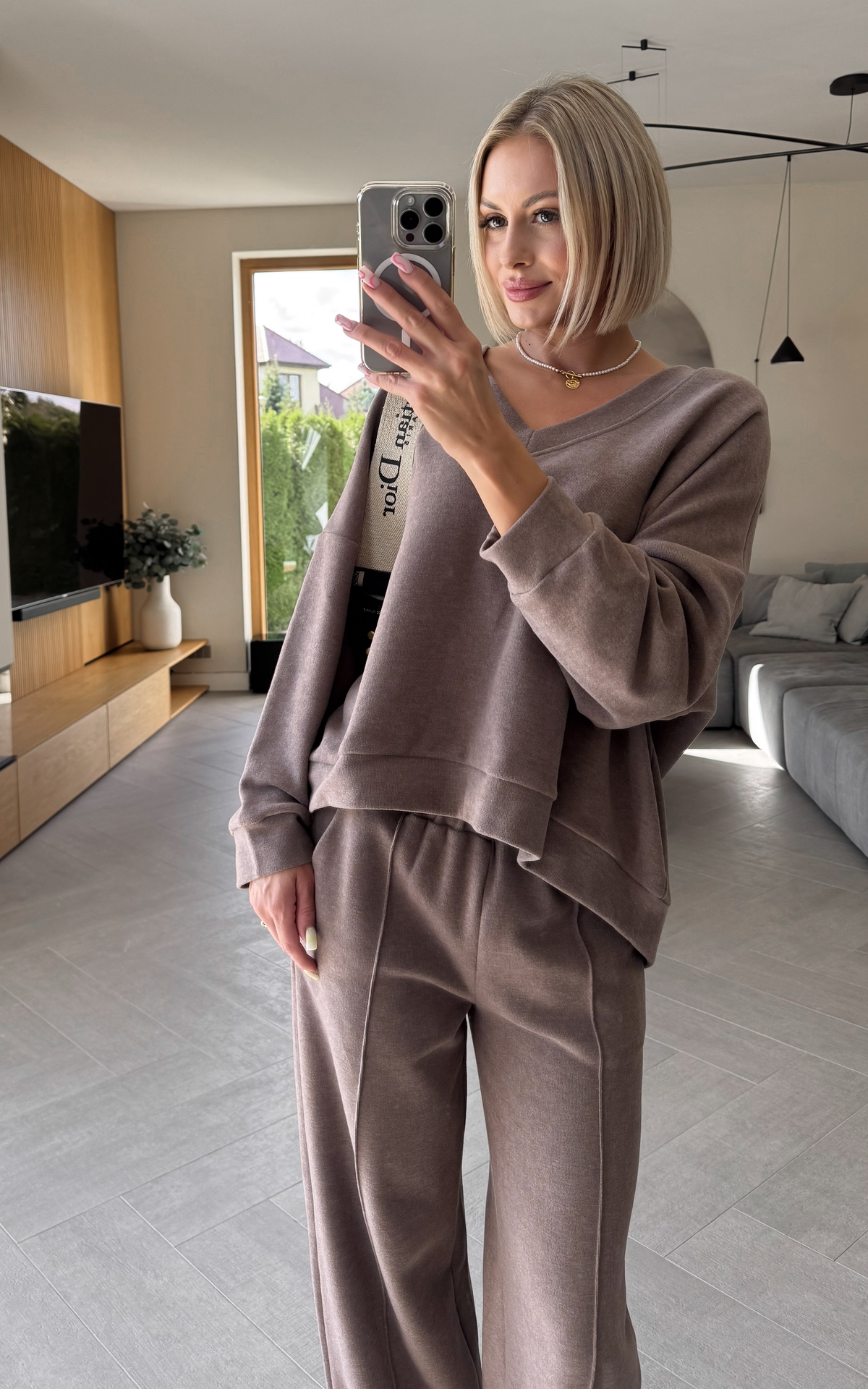 Komplet Sweterkowy Taupe Code 3