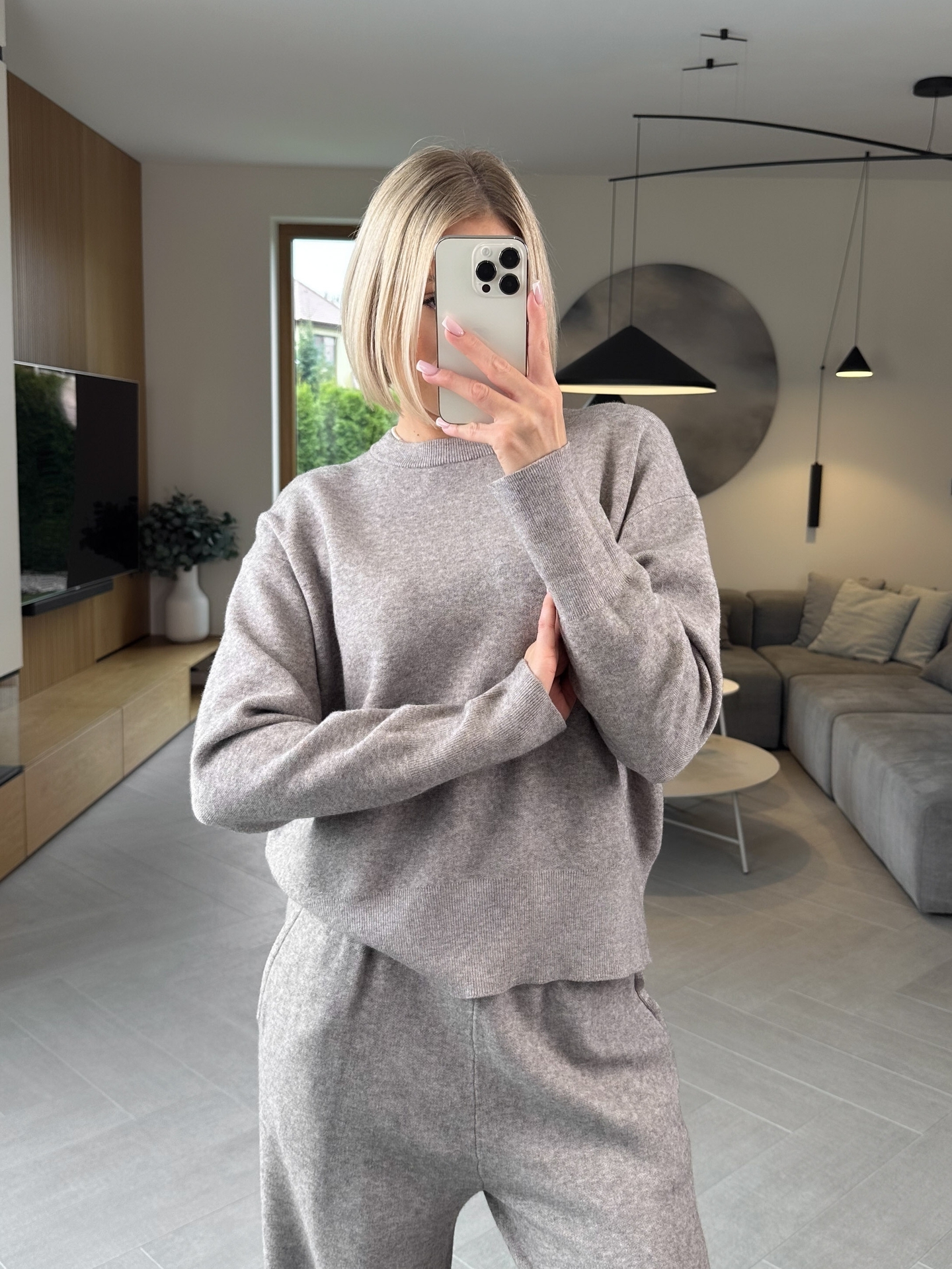 Komplet Sweterkowy Taupe Selez 4