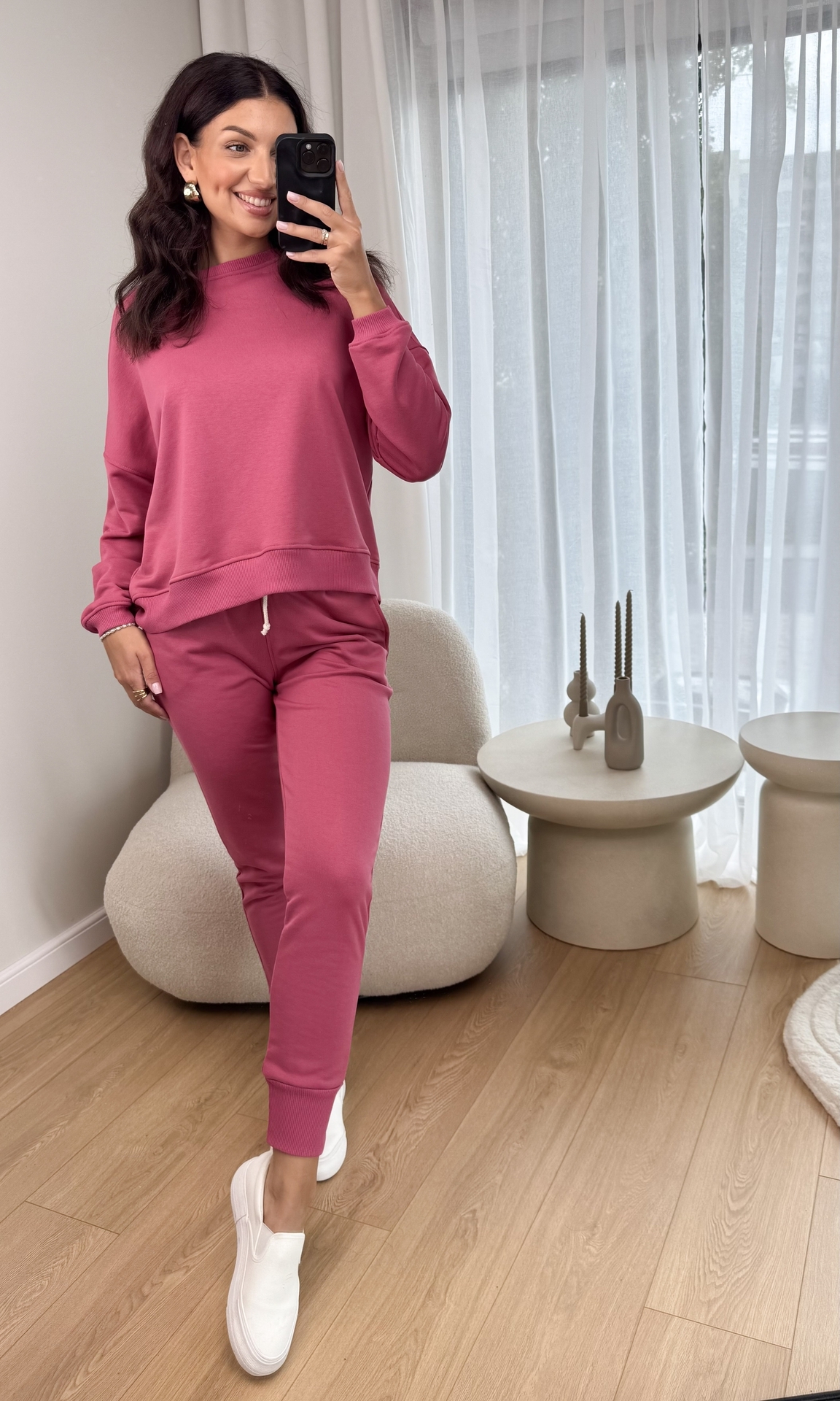 Comfy Komplet Light Malinowy 2