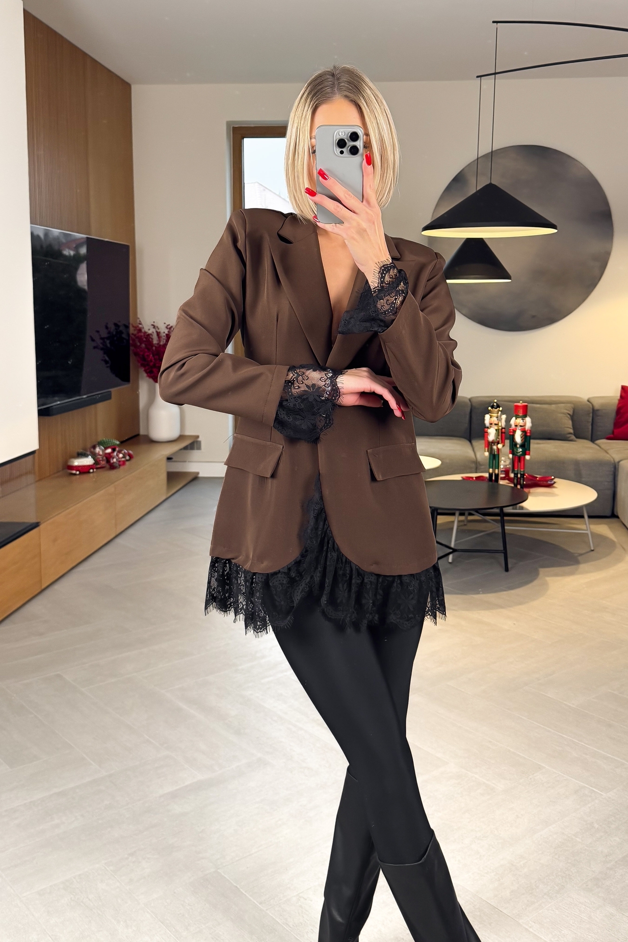 Marynarka Brązowa Valori 5