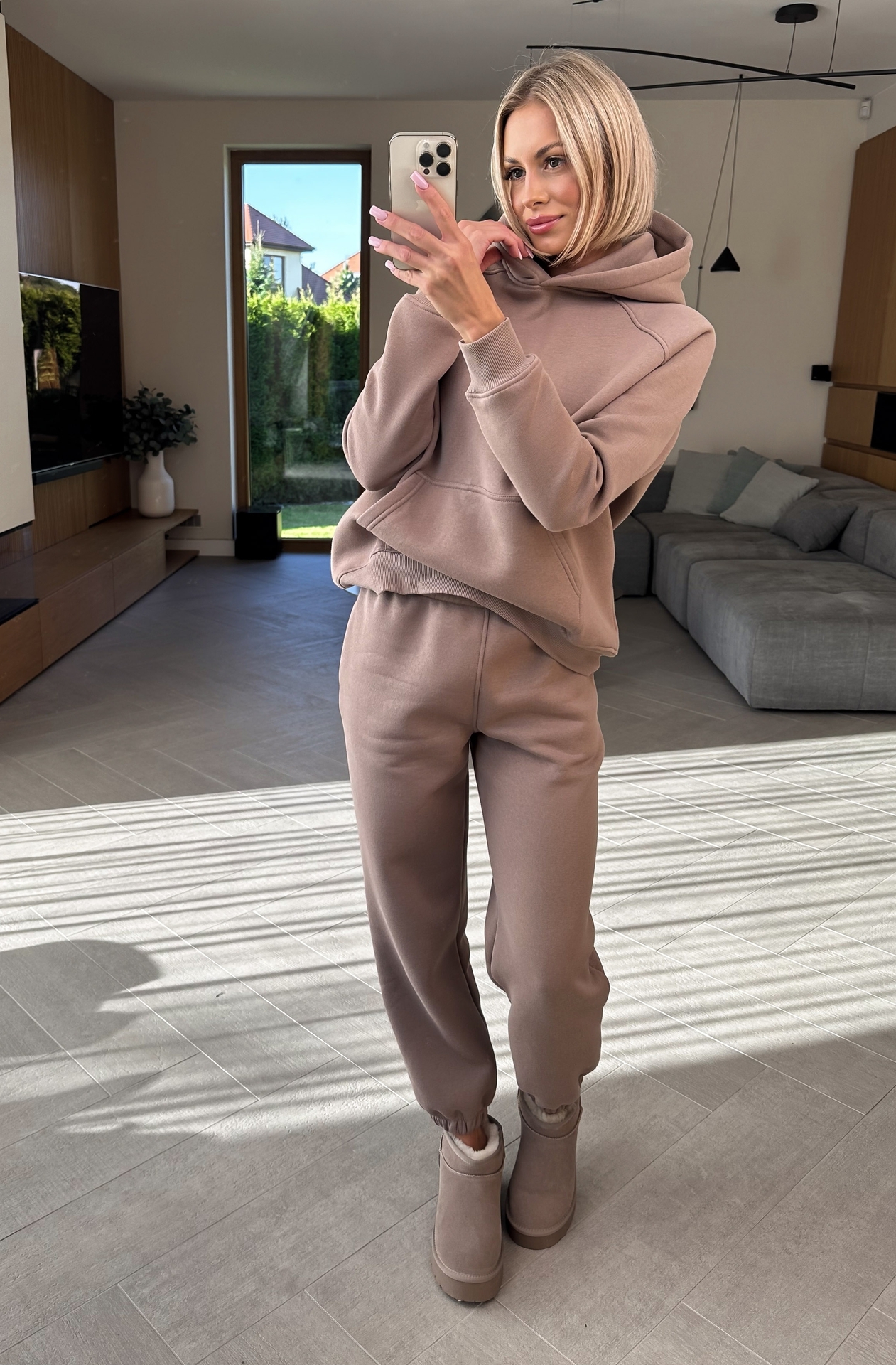 Komplet Ocieplany Taupe Snugly 2
