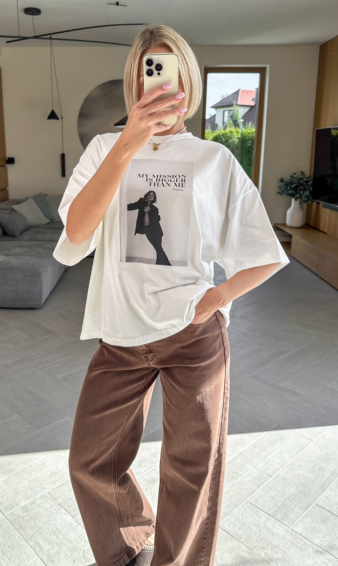 T-shirt Kremowy Mission 2
