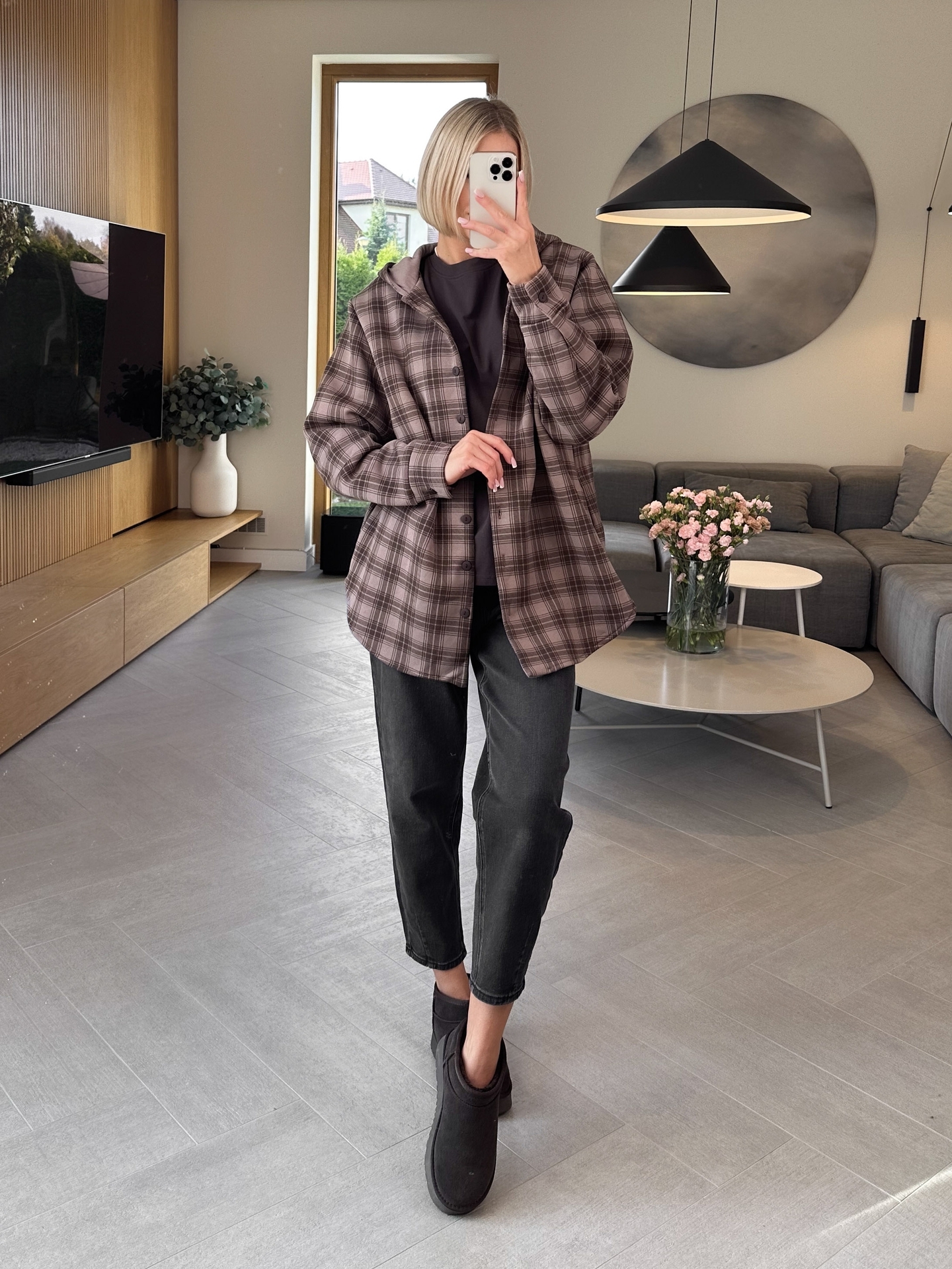 Bluza Brązowa z Kapturem Lina 2