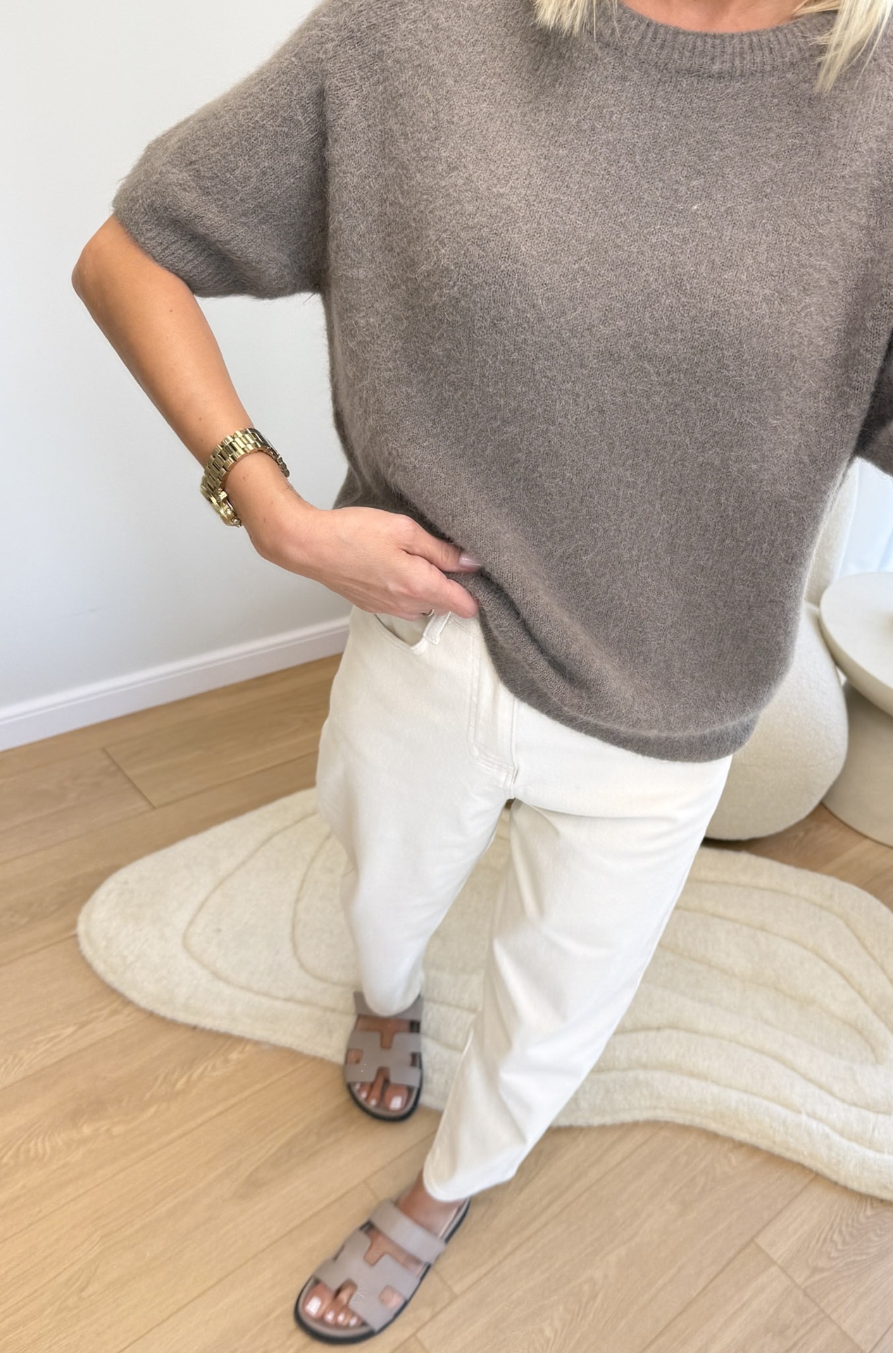 Sweter Taupe Toca2