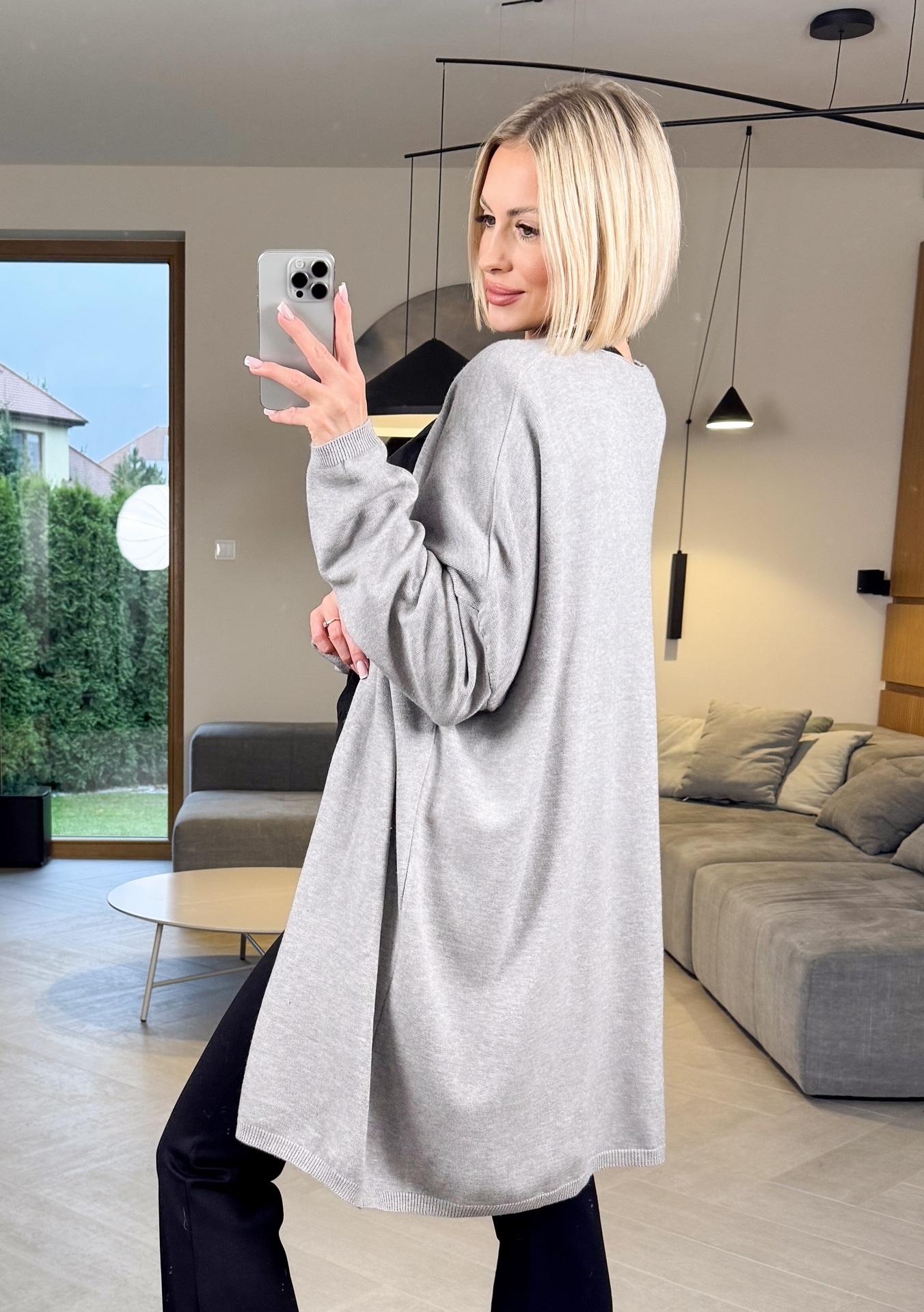 Kardigan Szary Soft 2