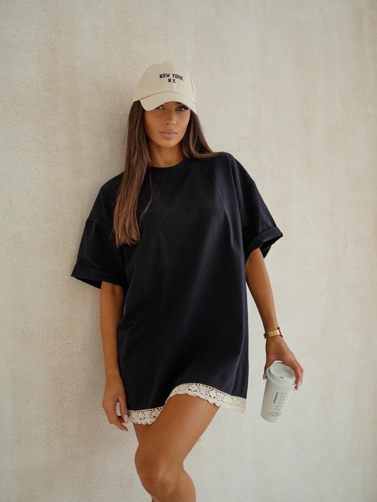 T-shirt Czarny Pinna 1