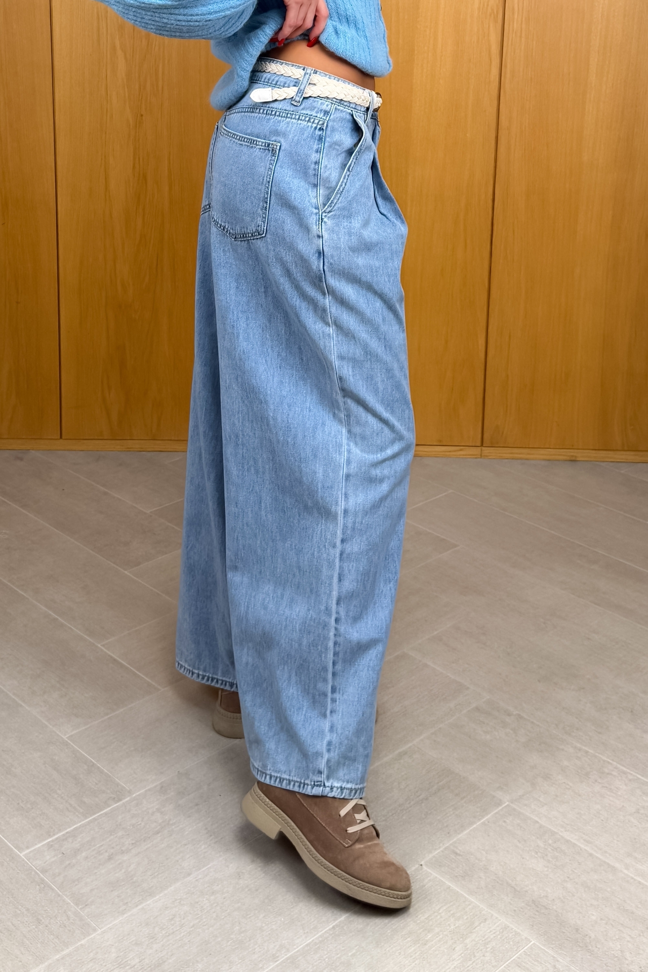 Spodnie Jeansowe Niebieskie Lan 3