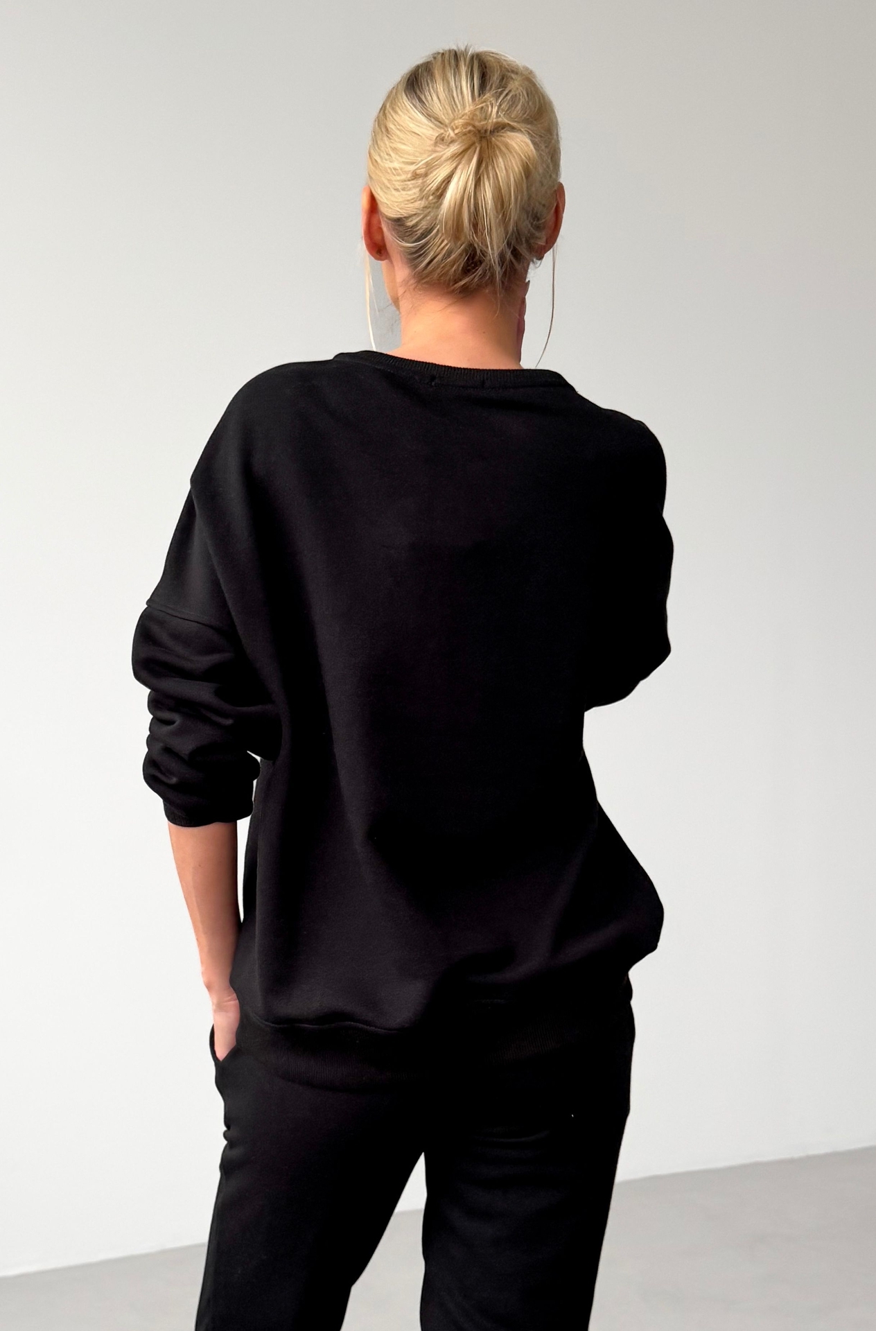 Bluza Nieocieplana Smart Czarna 4